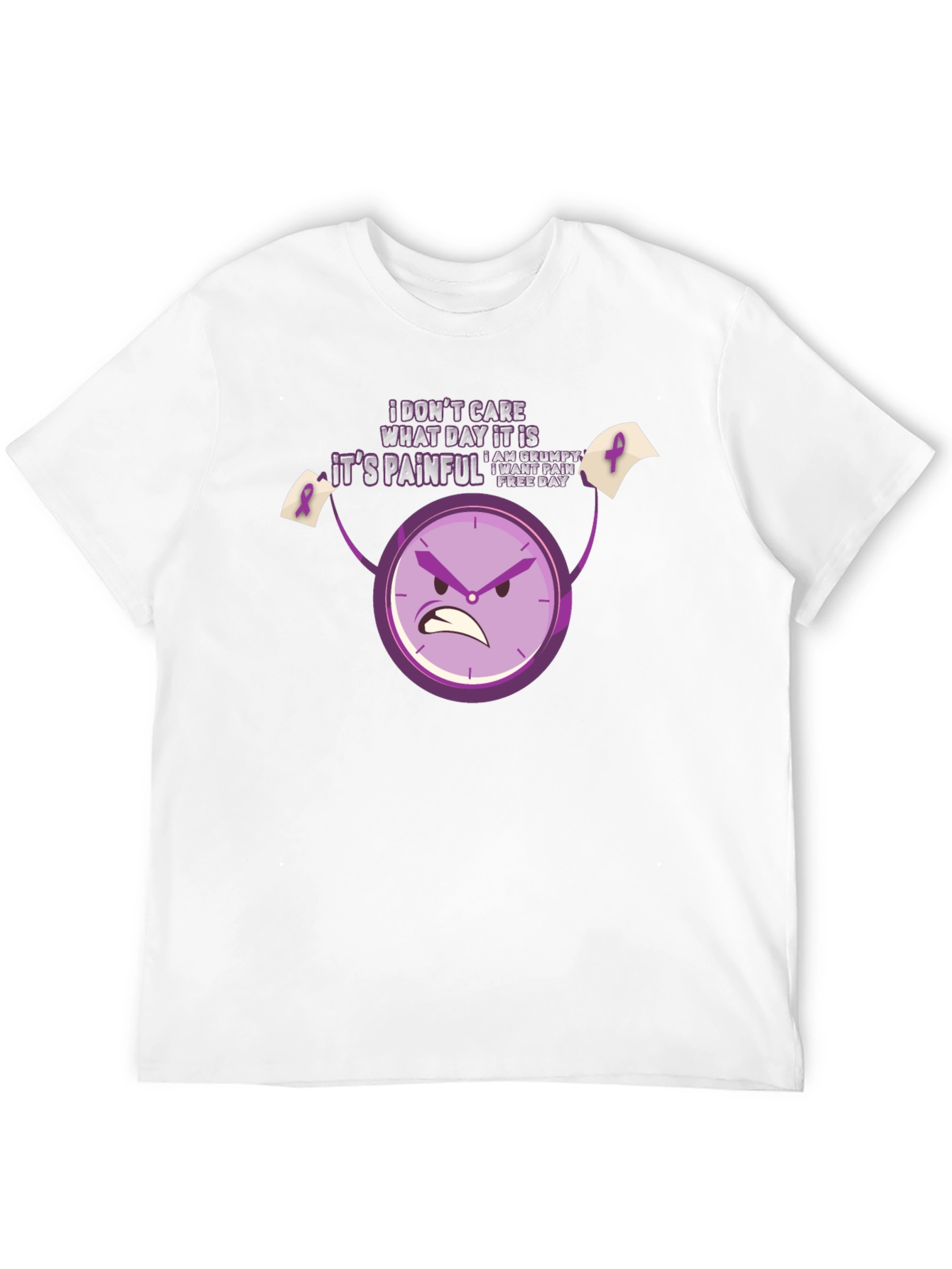 Grumpy Pain Awareness T-Shirt - Black