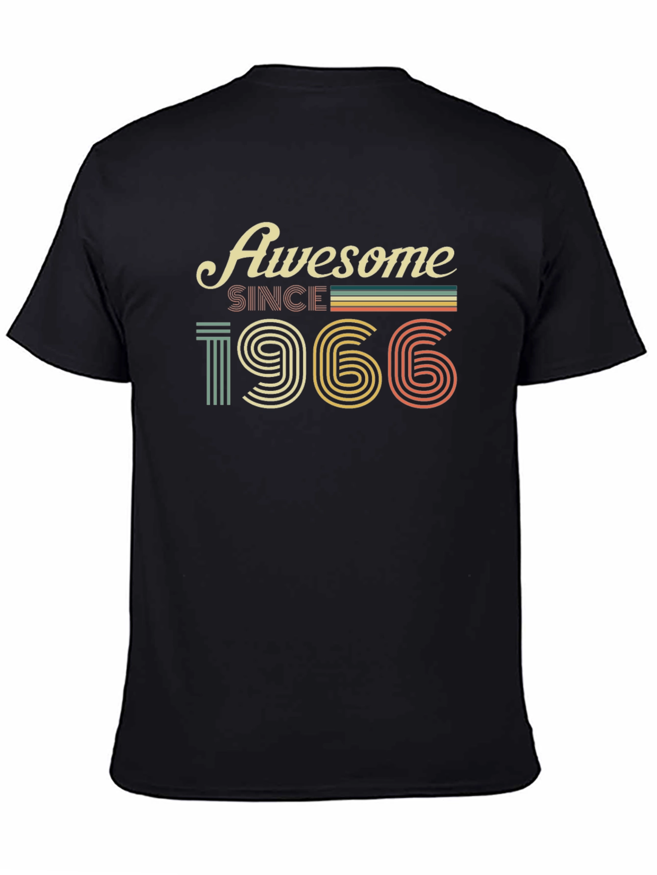 Awesome Since 1966 T-Shirt - Retro Birthday Tee