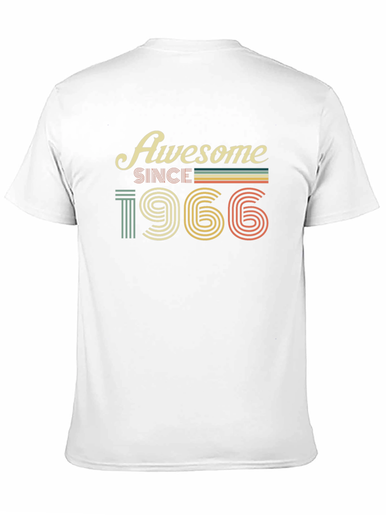 Awesome Since 1966 T-Shirt - Retro Birthday Tee