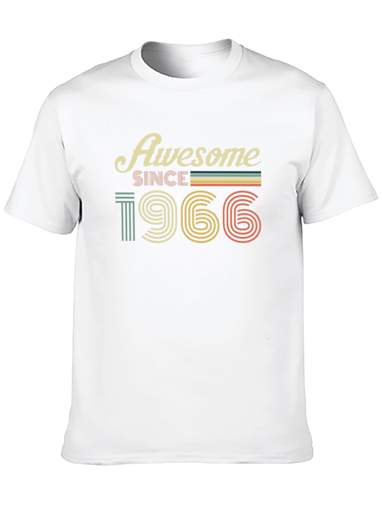Awesome Since 1966 T-Shirt - Retro Birthday Tee