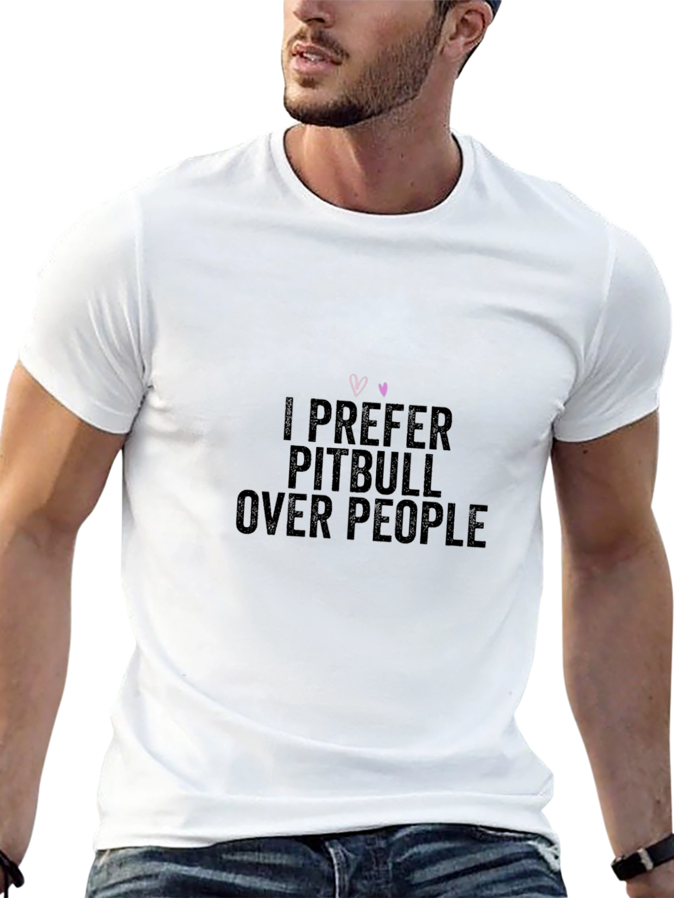 Pitbull Lover Black T-Shirt