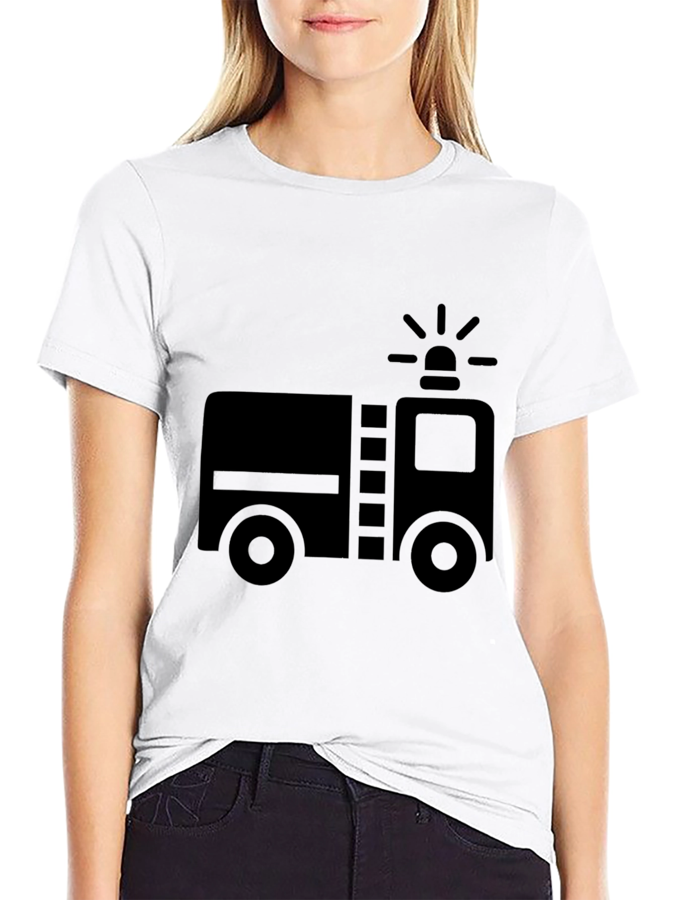 Firetruck Graphic Tee - Black