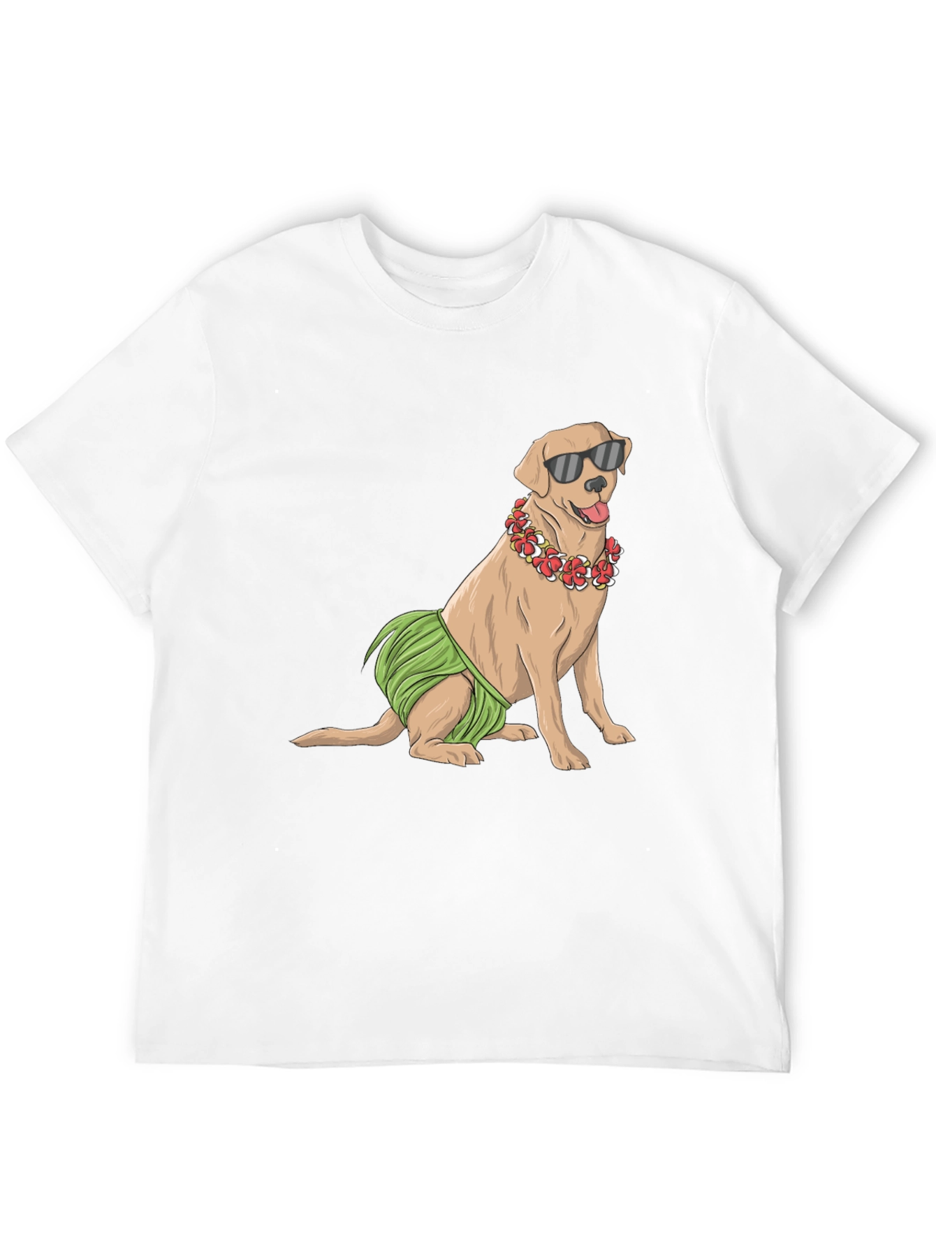Cool Dog T-Shirt - Hawaiian Style