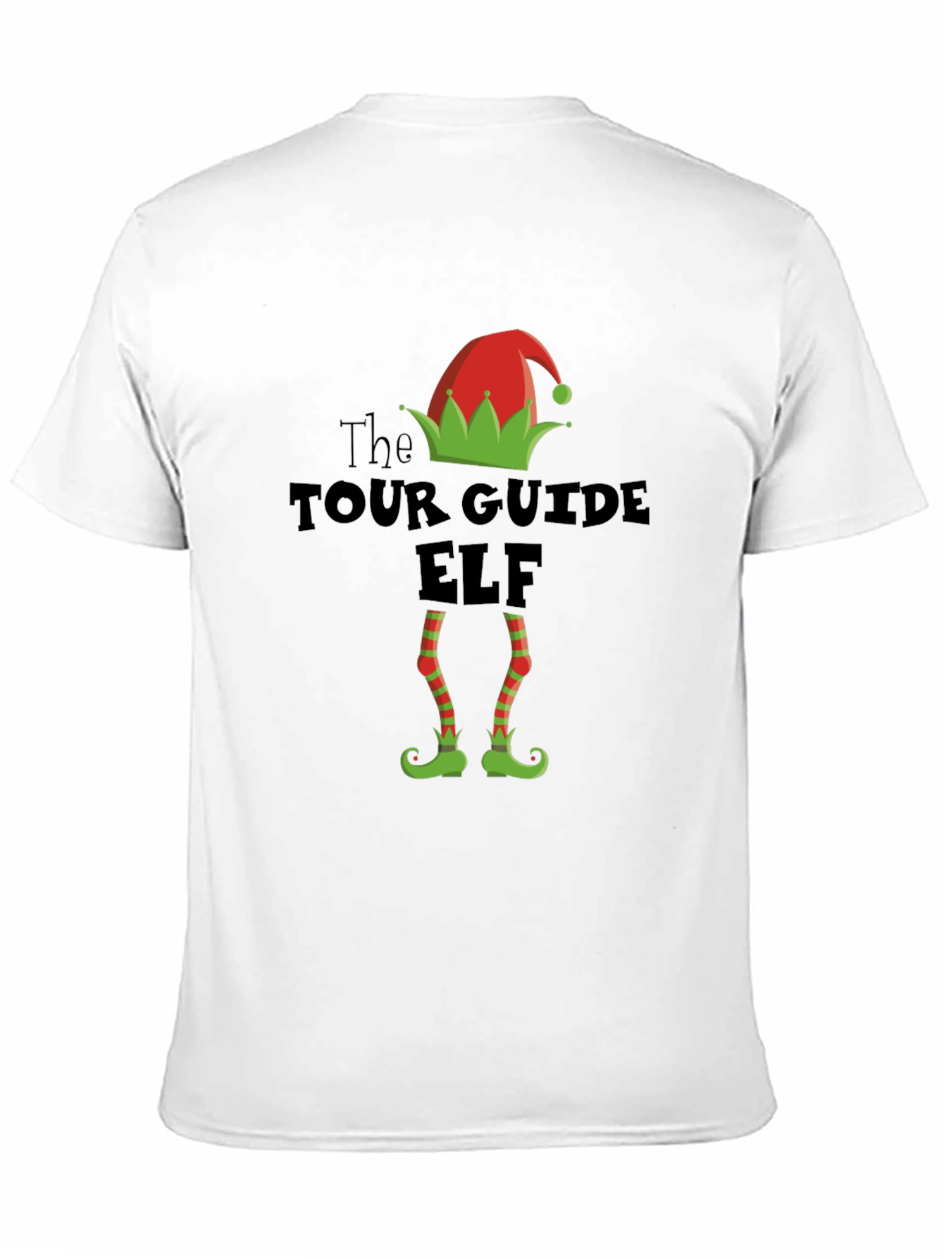 Tour Guide Elf Holiday T-Shirt