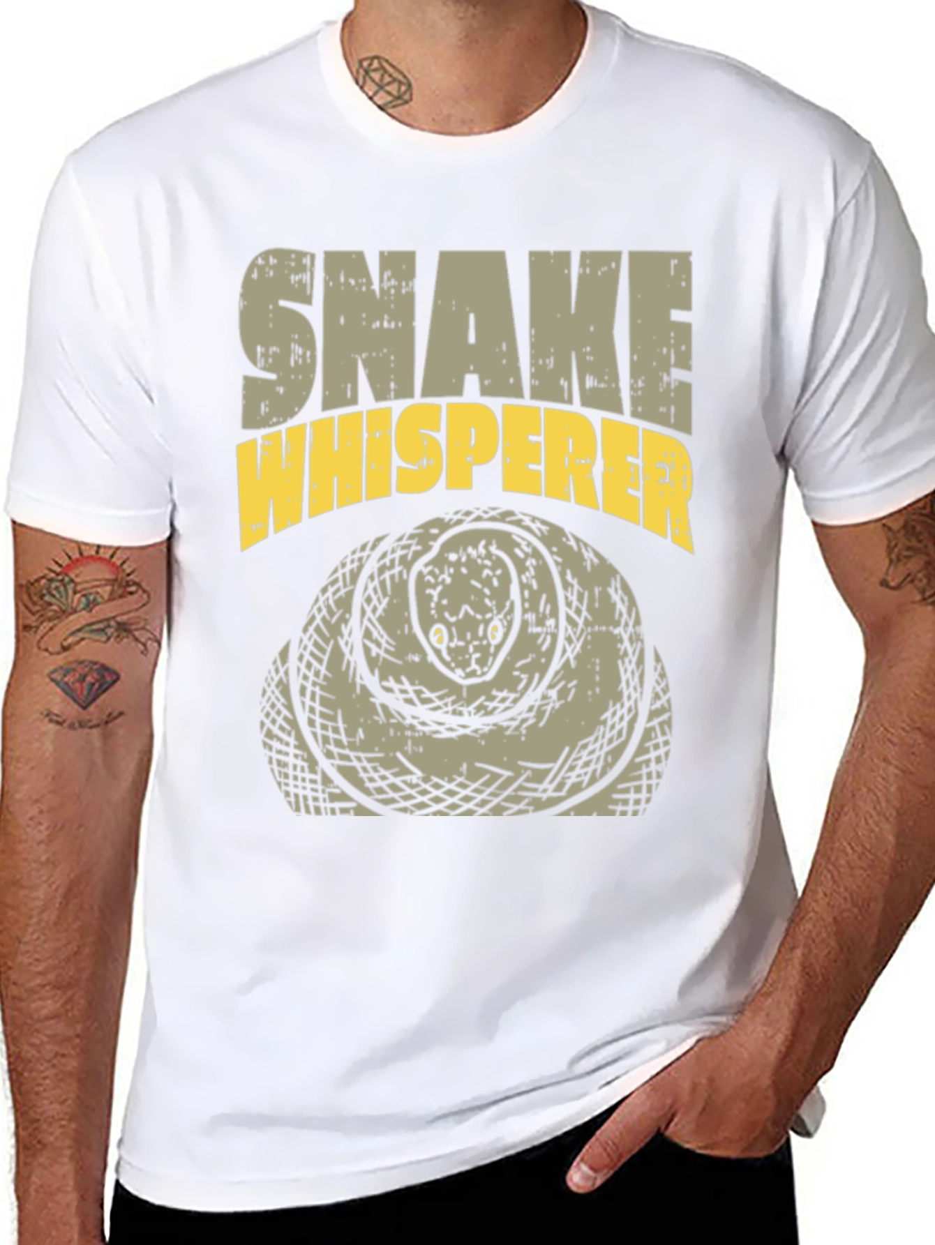 Snake Whisperer Graphic Tee - Reptile Lover T-Shirt