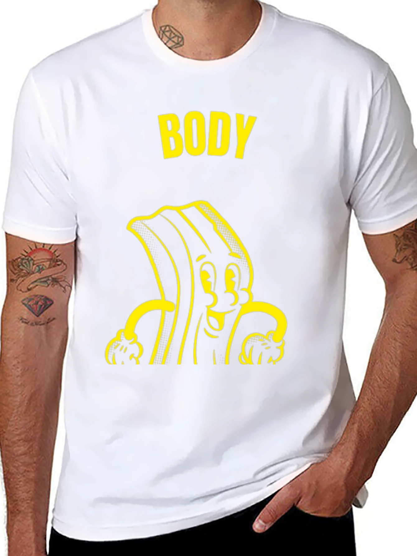 Funny Cartoon Bodybuilding T-Shirt