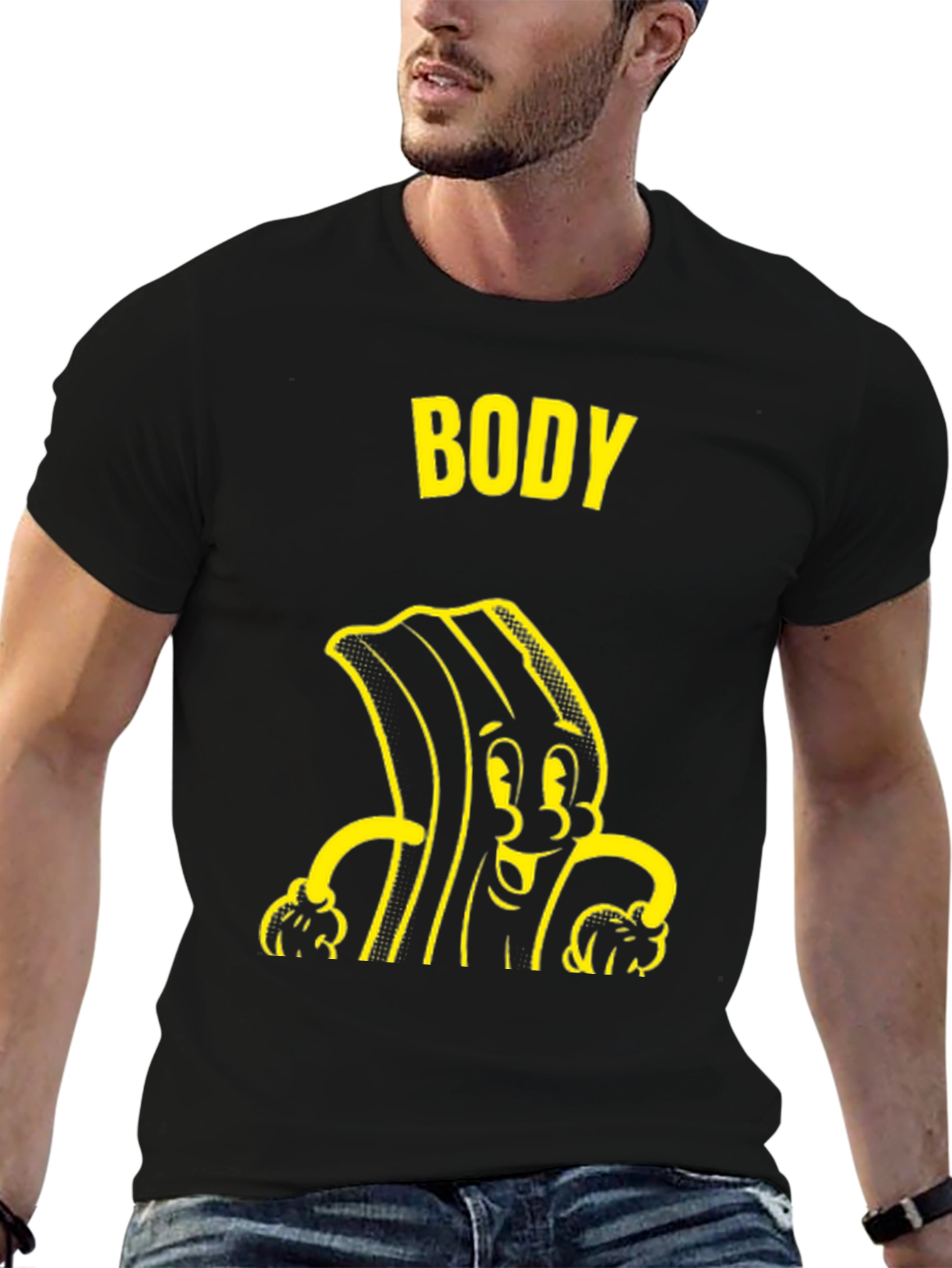 Funny Cartoon Bodybuilding T-Shirt