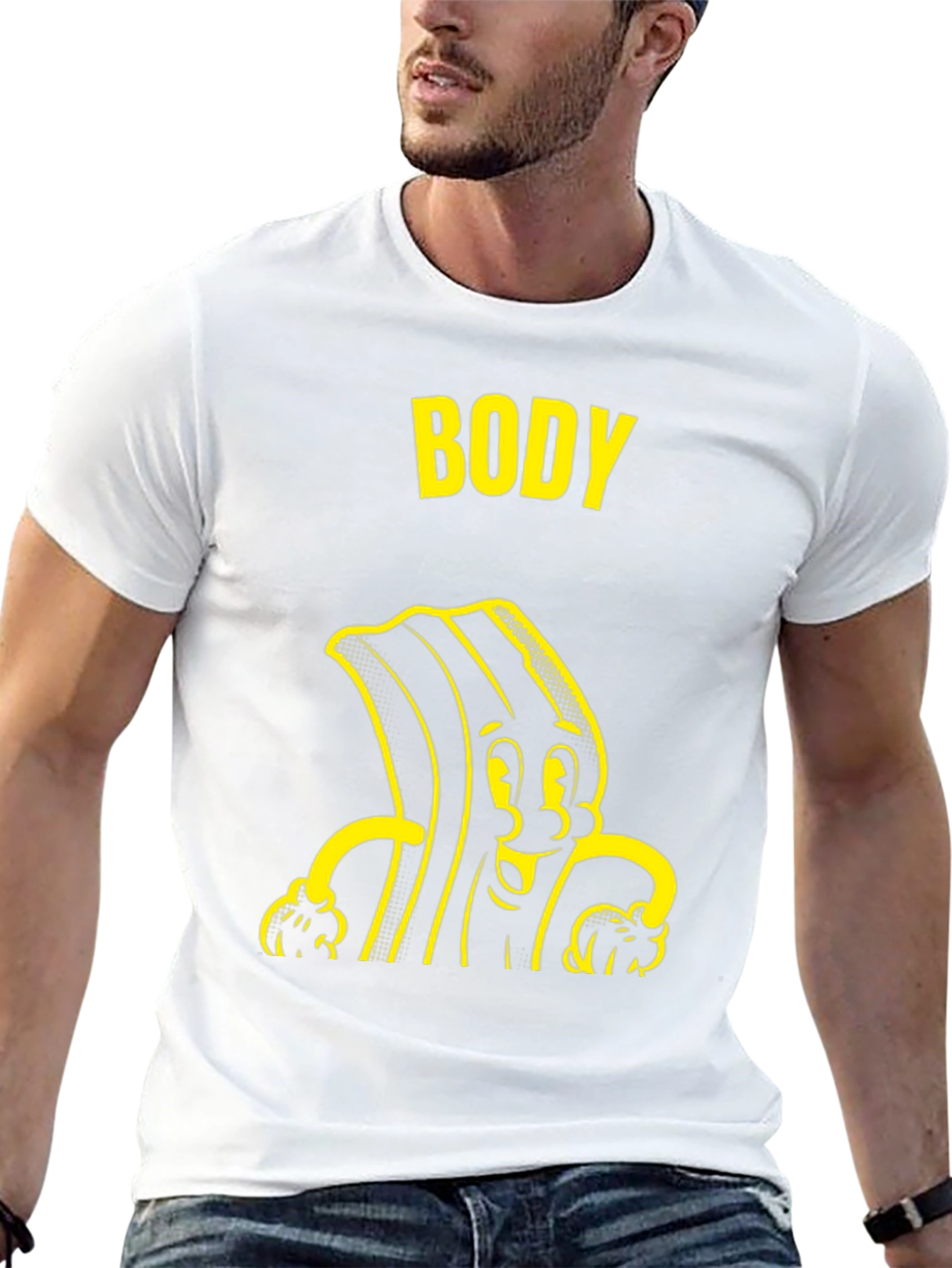 Funny Cartoon Bodybuilding T-Shirt