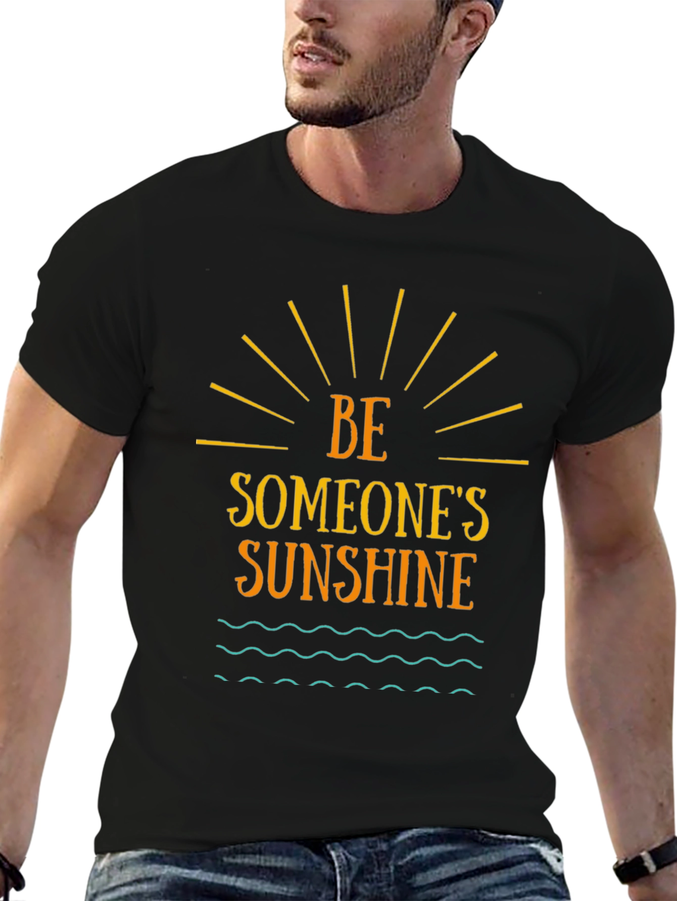 Be Someones Sunshine Graphic Tee - Black