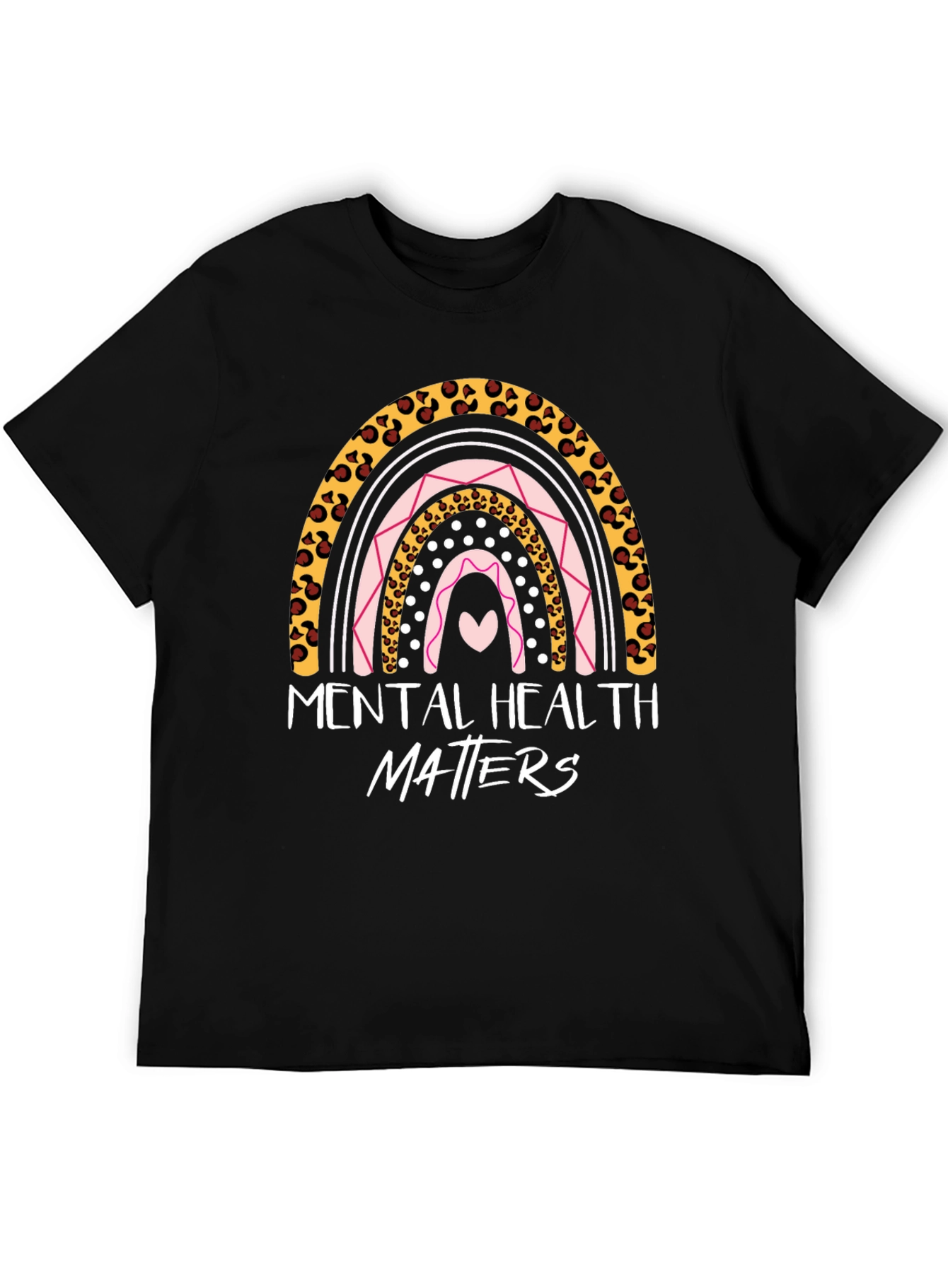 Mental Health Matters Rainbow Graphic Tee