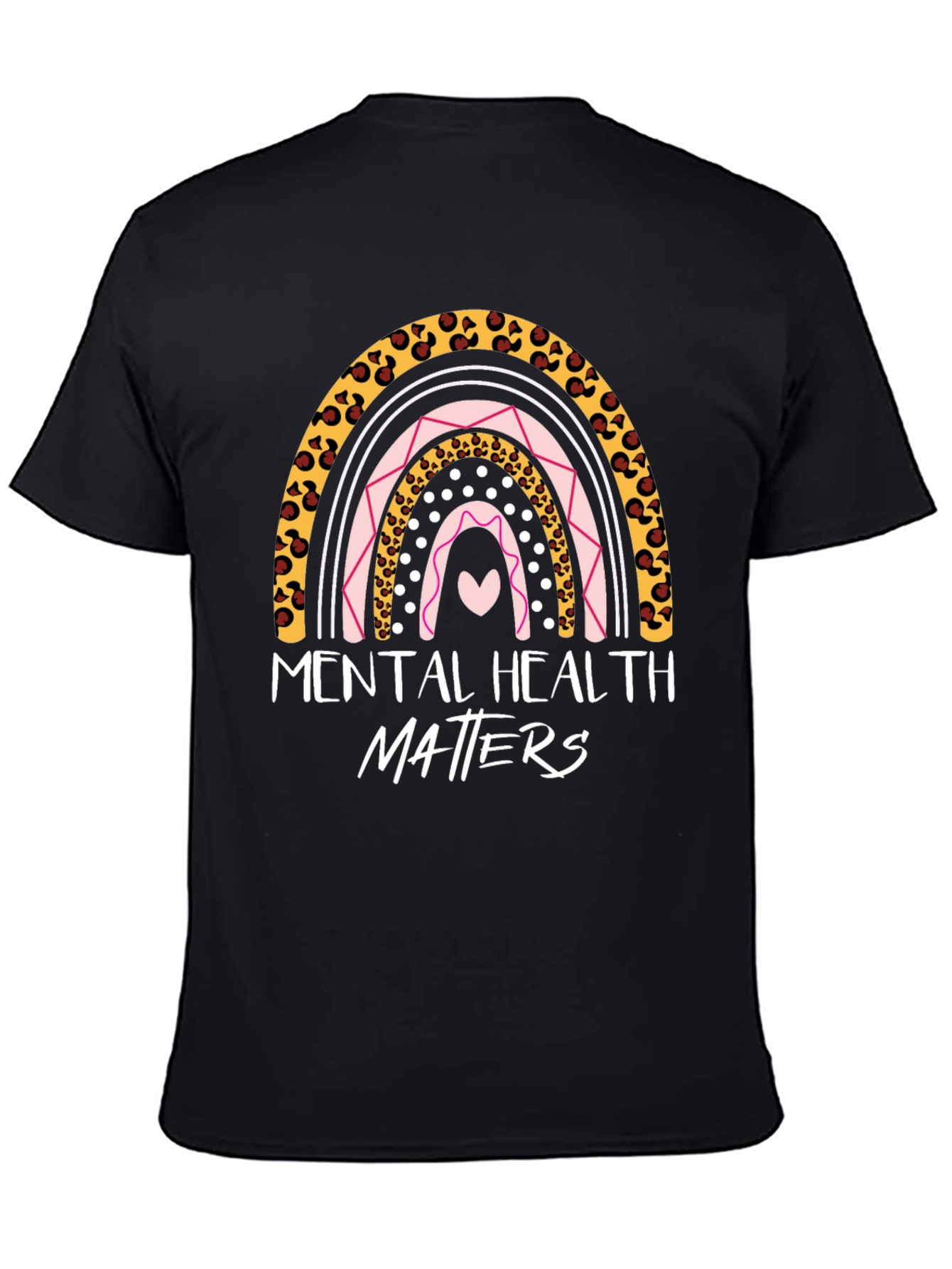 Mental Health Matters Rainbow Graphic Tee