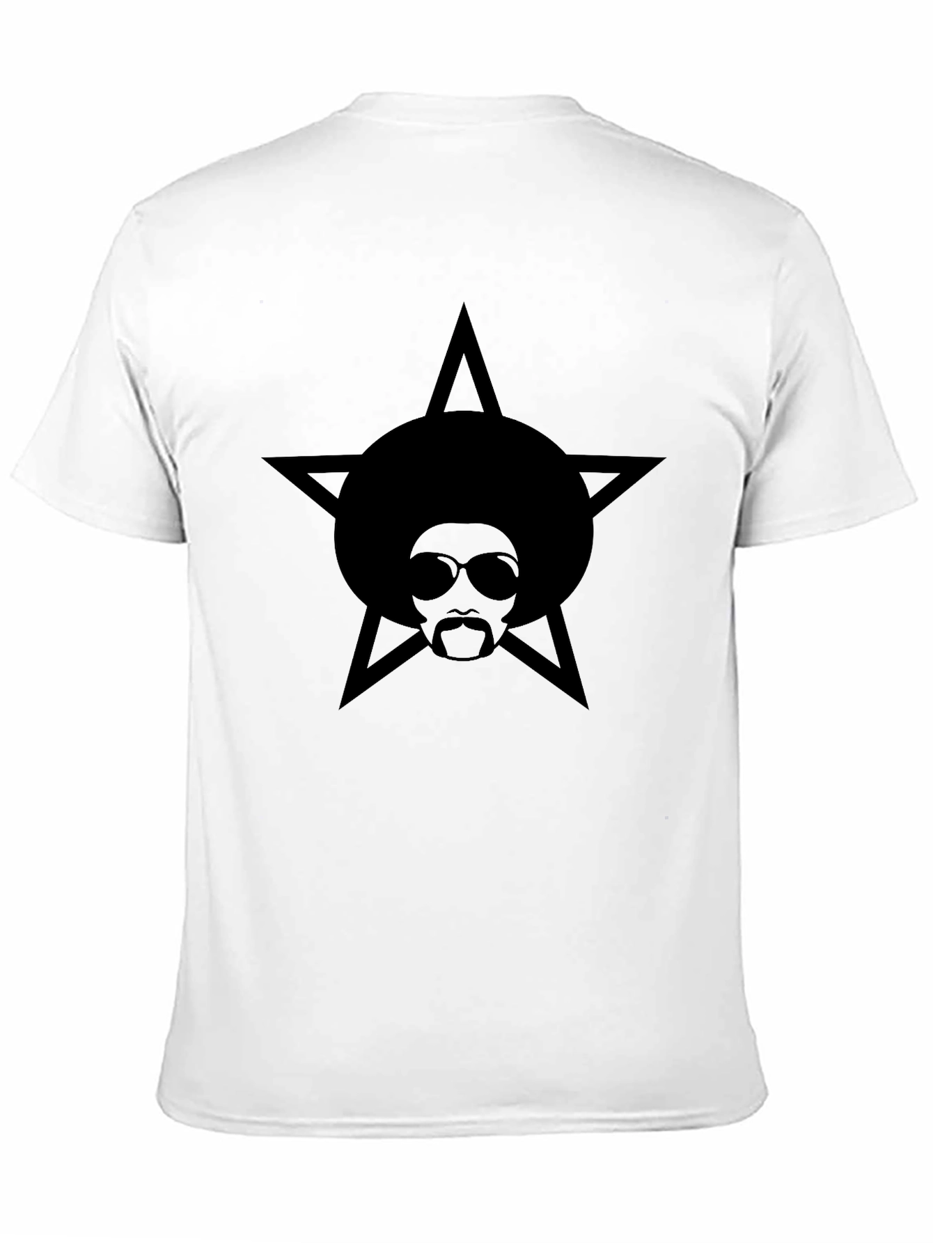 Afro Star Graphic Black T-Shirt