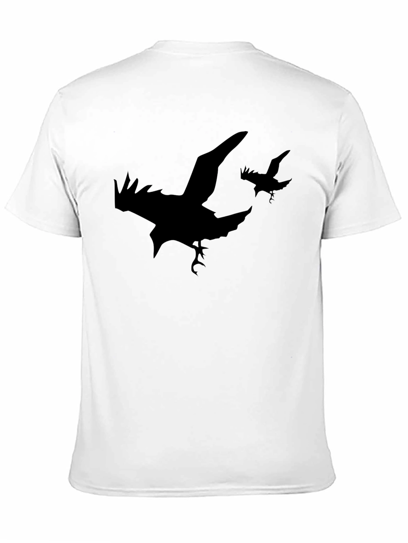Raven Silhouette T-Shirt - Black Graphic Tee