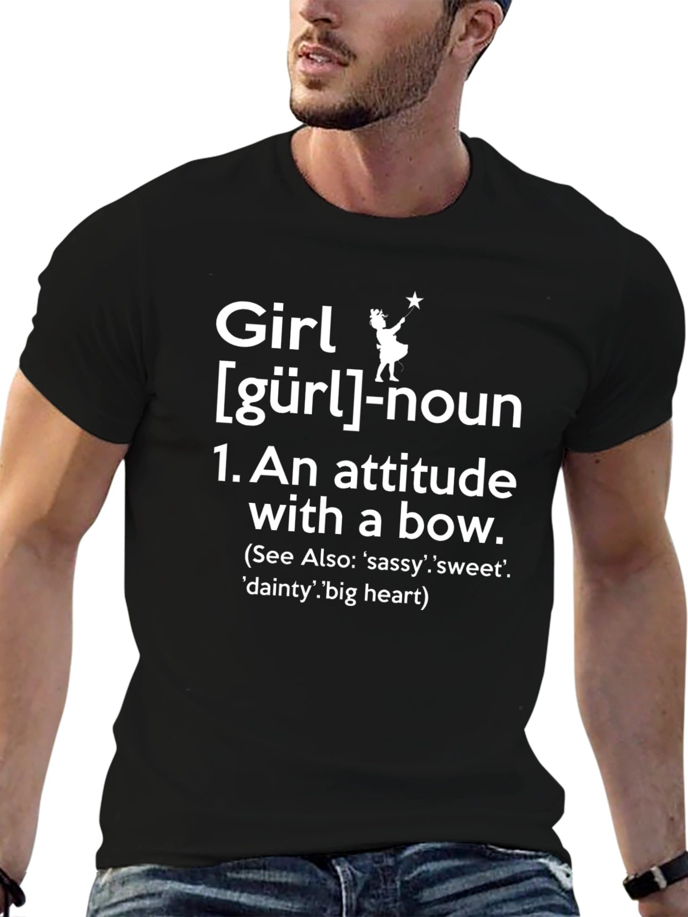 Girl Definition T-Shirt - Attitude with a Bow!