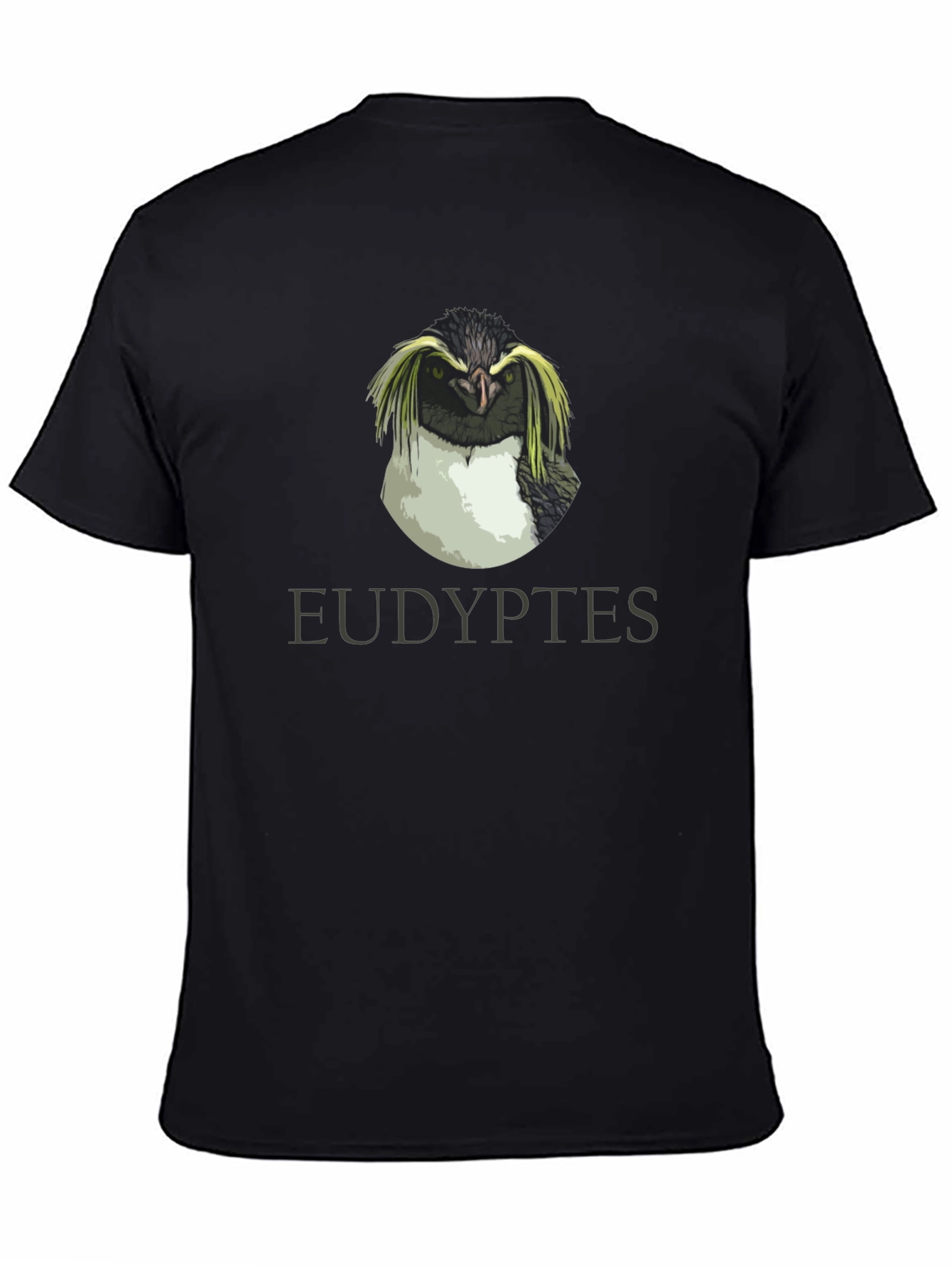 Eudyptes Penguin Graphic T-Shirt - Black