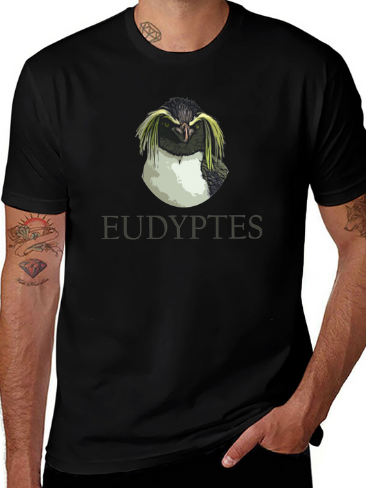 Eudyptes Penguin Graphic T-Shirt - Black