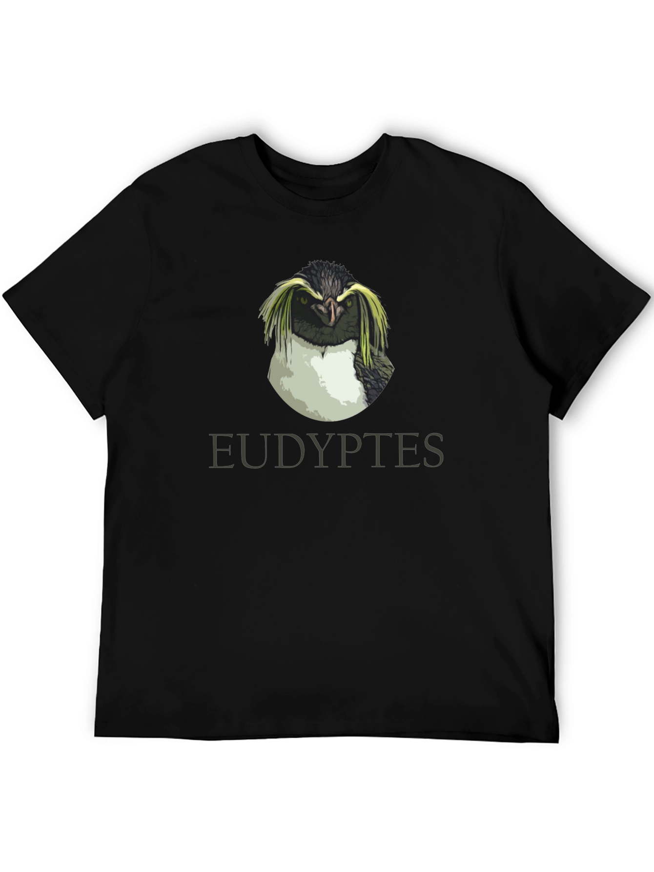 Eudyptes Penguin Graphic T-Shirt - Black
