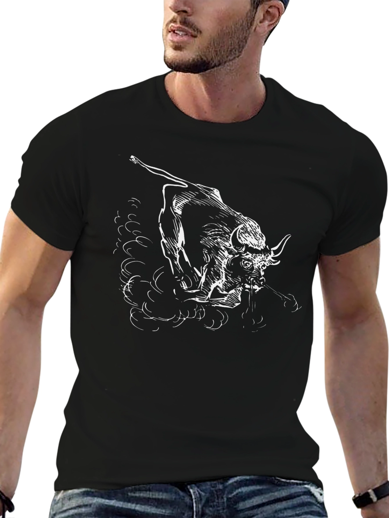 Raging Bull Graphic Tee - Mens Black T-Shirt