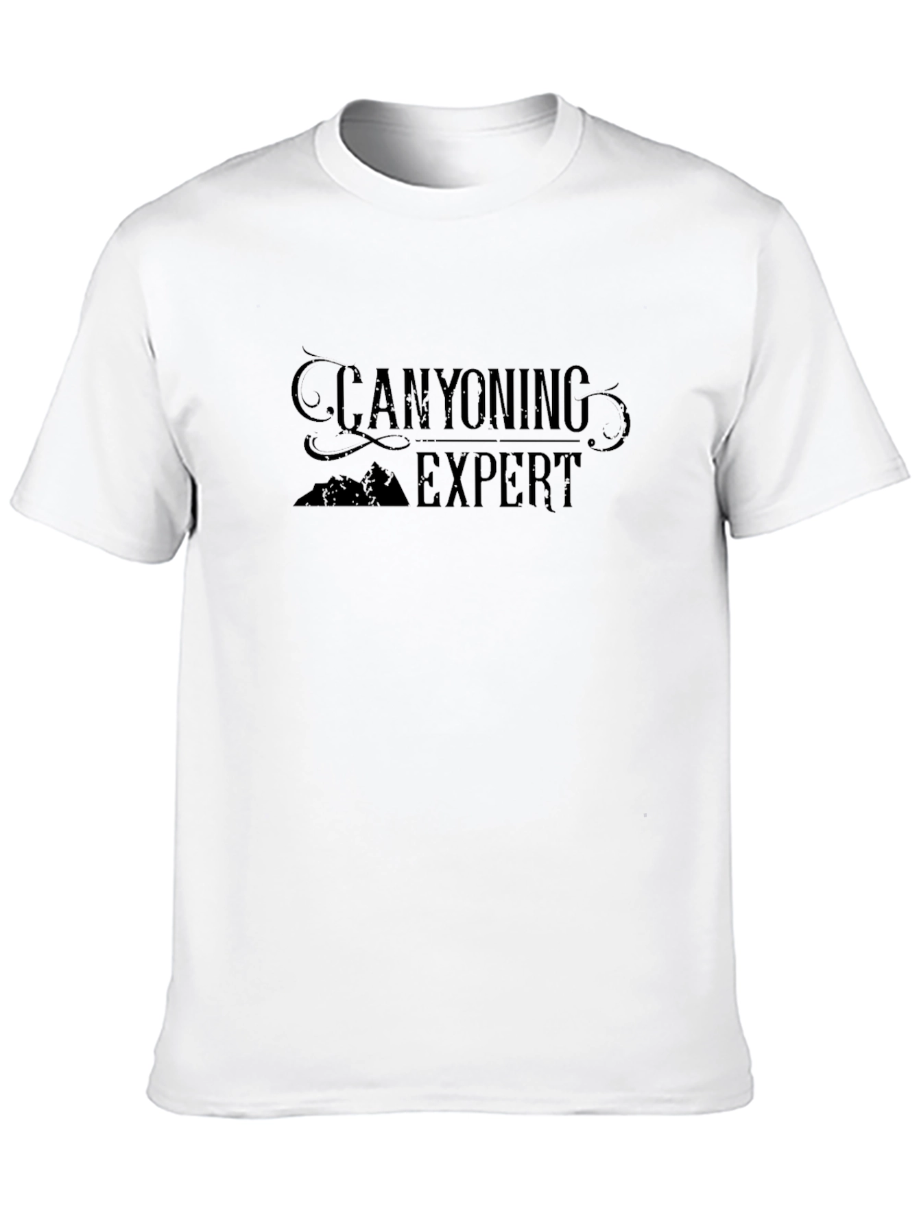 Canyoning Expert Black T-Shirt - Adventure Ready