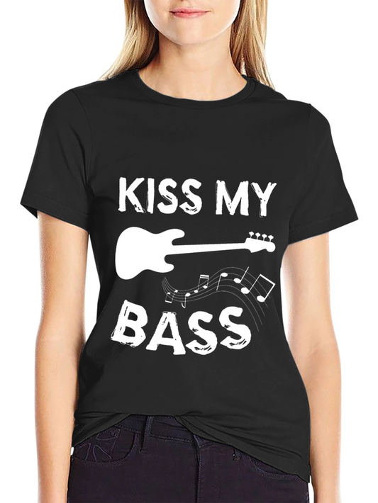 Kiss My Bass Guitar Musician T-Shirt