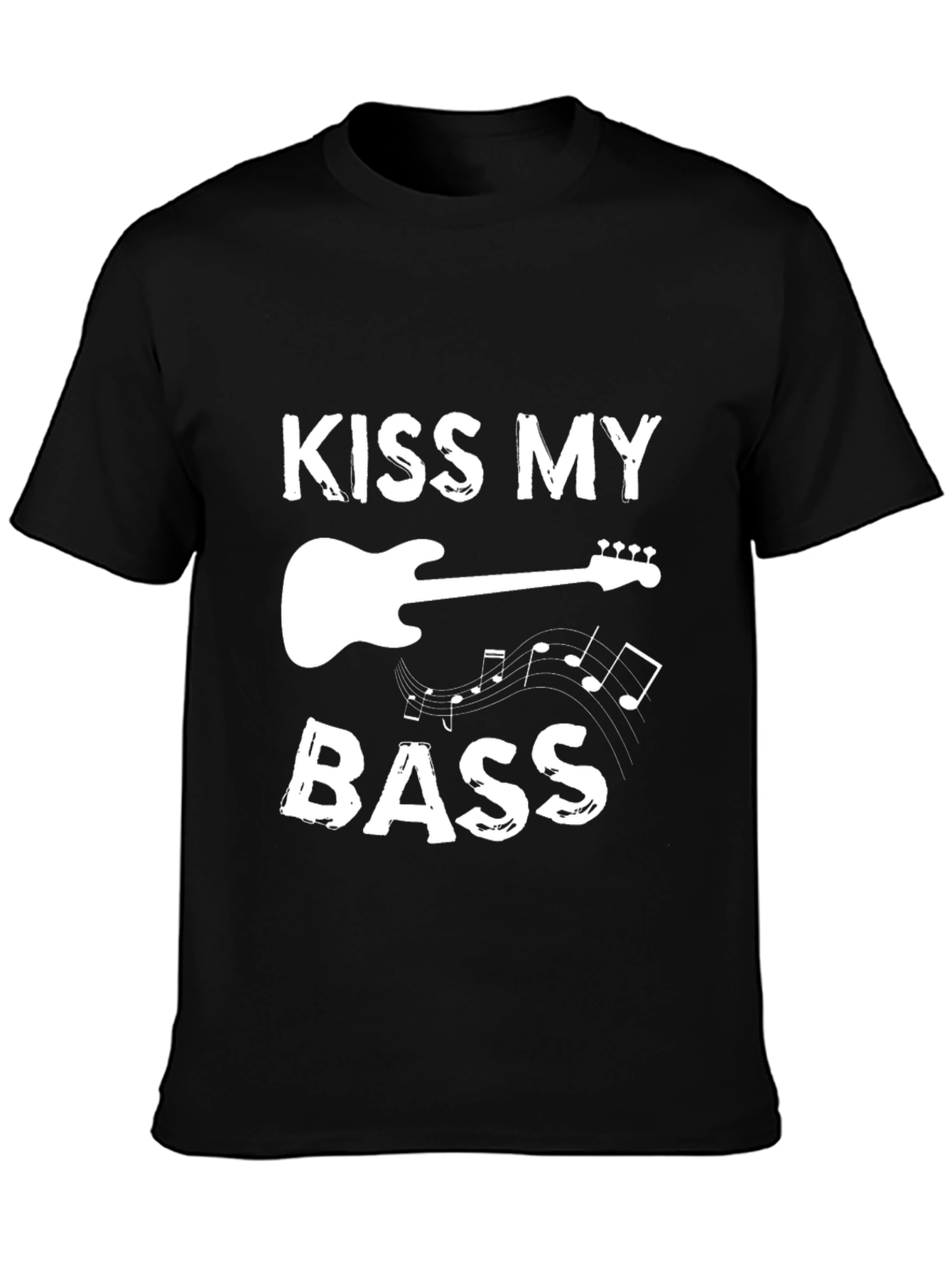 Kiss My Bass Guitar Musician T-Shirt
