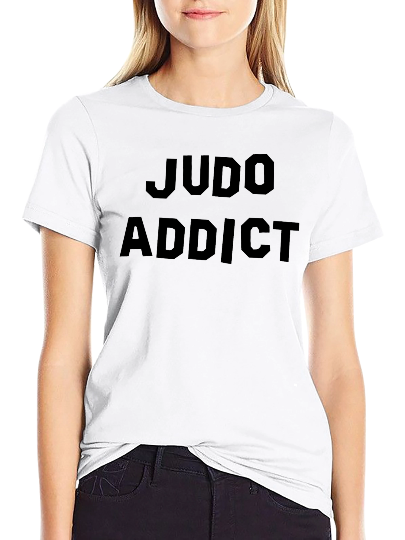 Judo Addict Black Graphic Tee