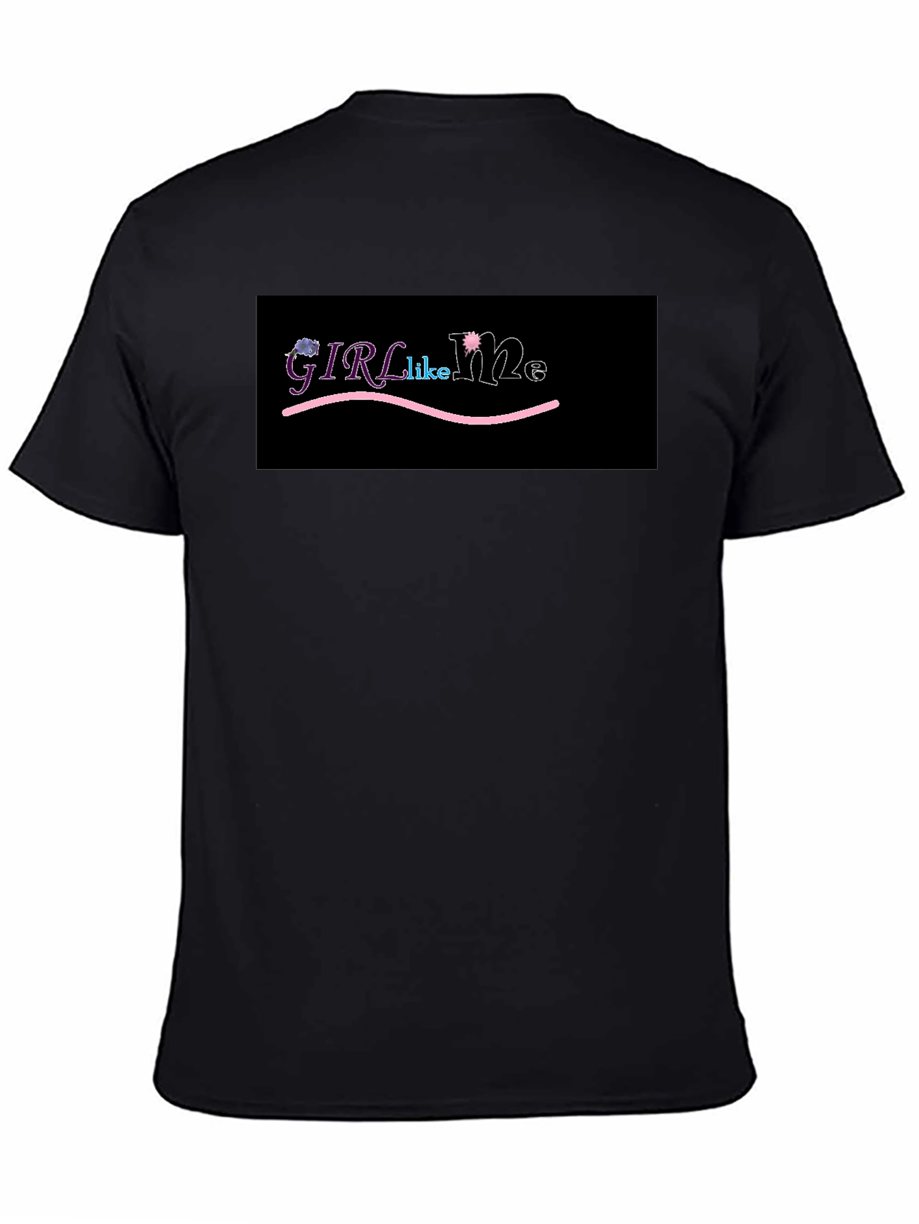 Girl Like Me Graphic Tee - Black Cotton T-Shirt