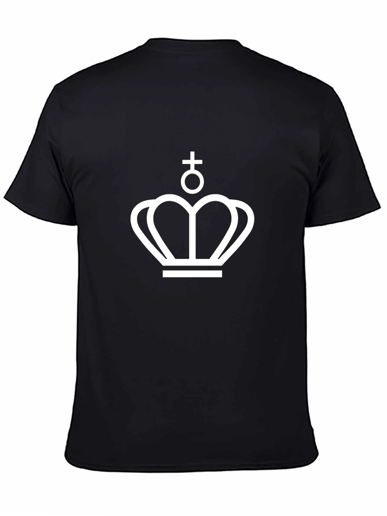Royal Crown Graphic Tee - Black