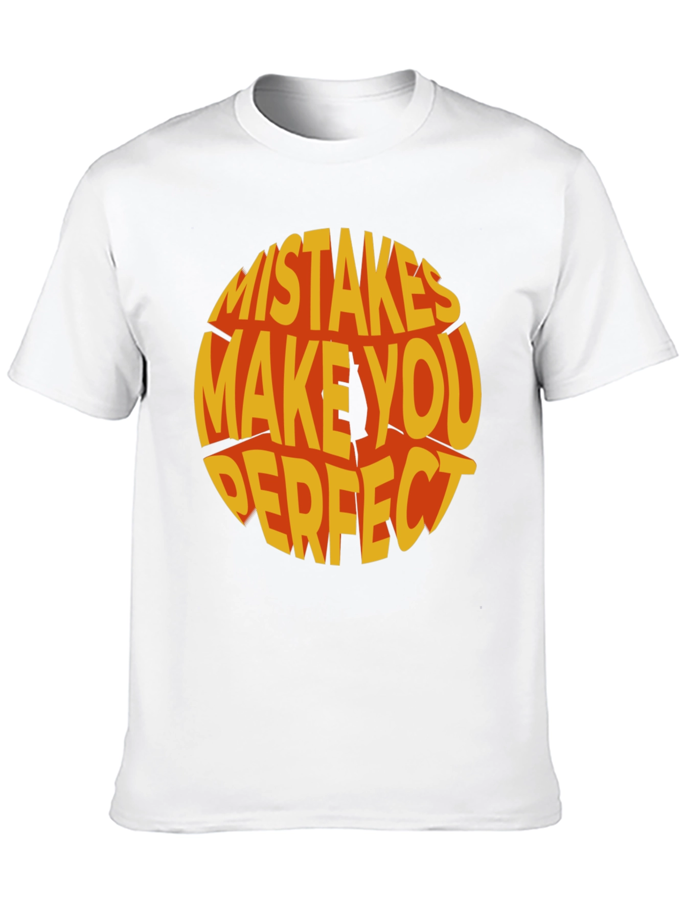 Mistakes Make You Perfect Graphic Tee - Black