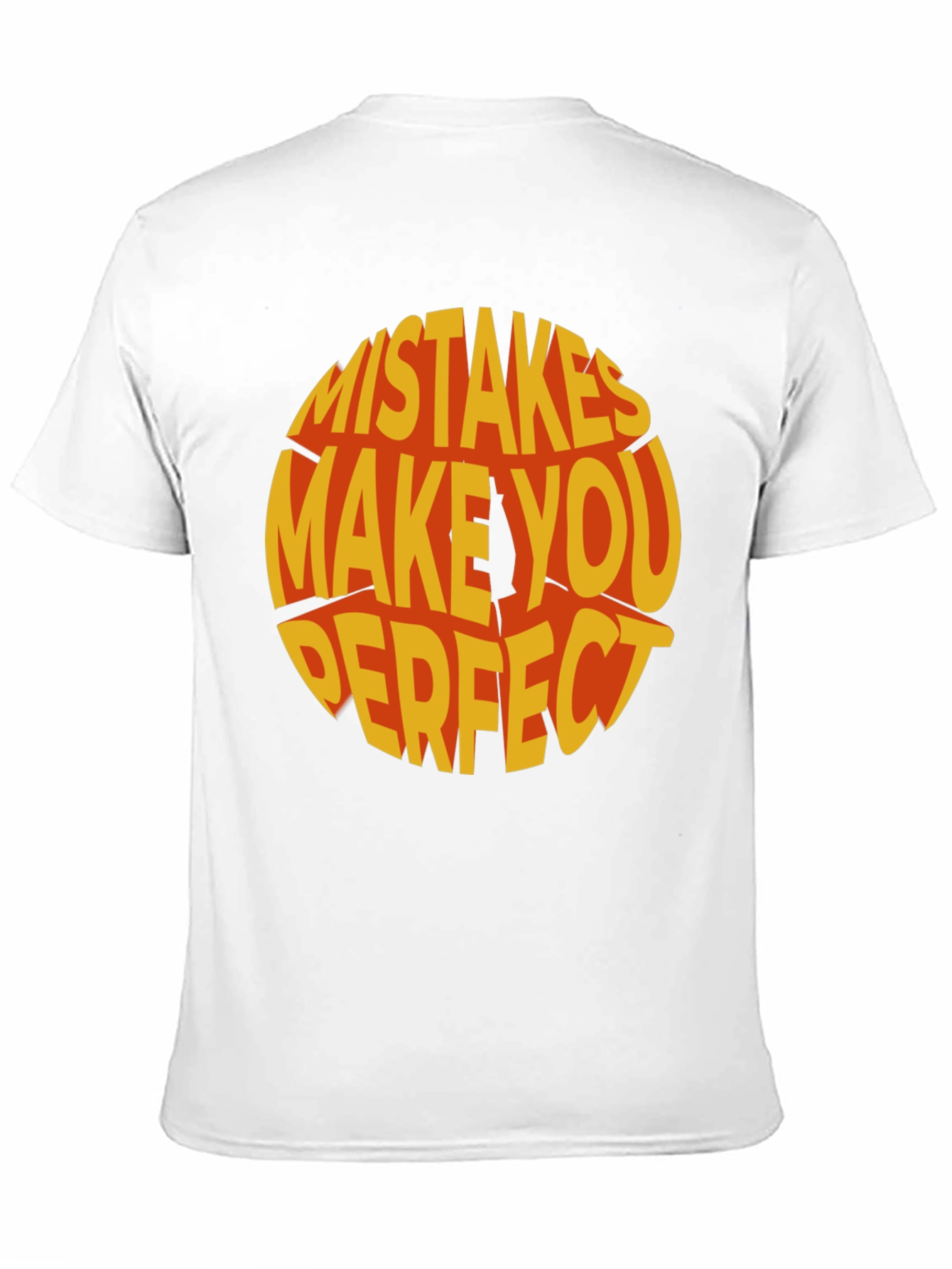 Mistakes Make You Perfect Graphic Tee - Black