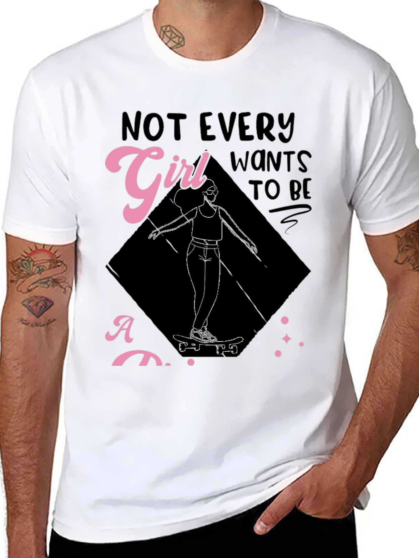 Not Every Girl Skater Graphic Tee