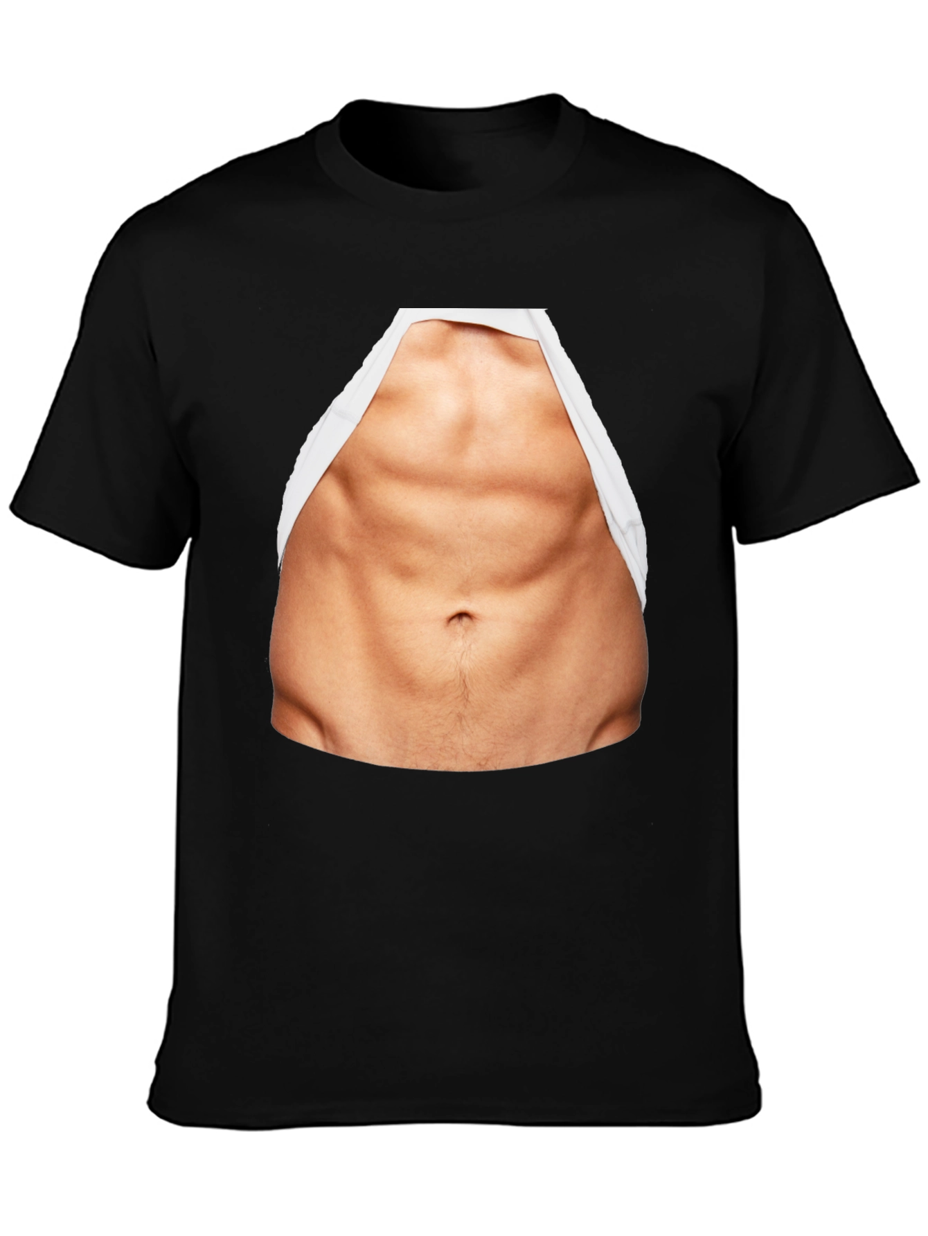 Funny Abs Print T-Shirt