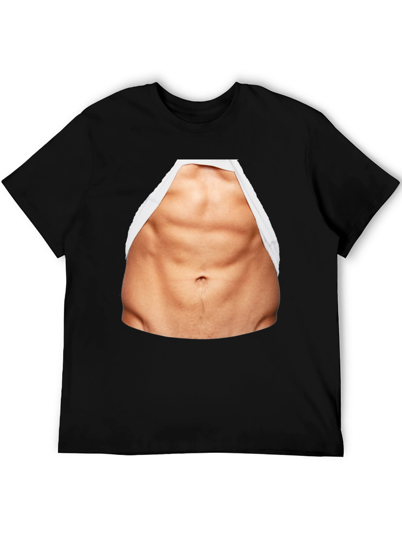 Funny Abs Print T-Shirt