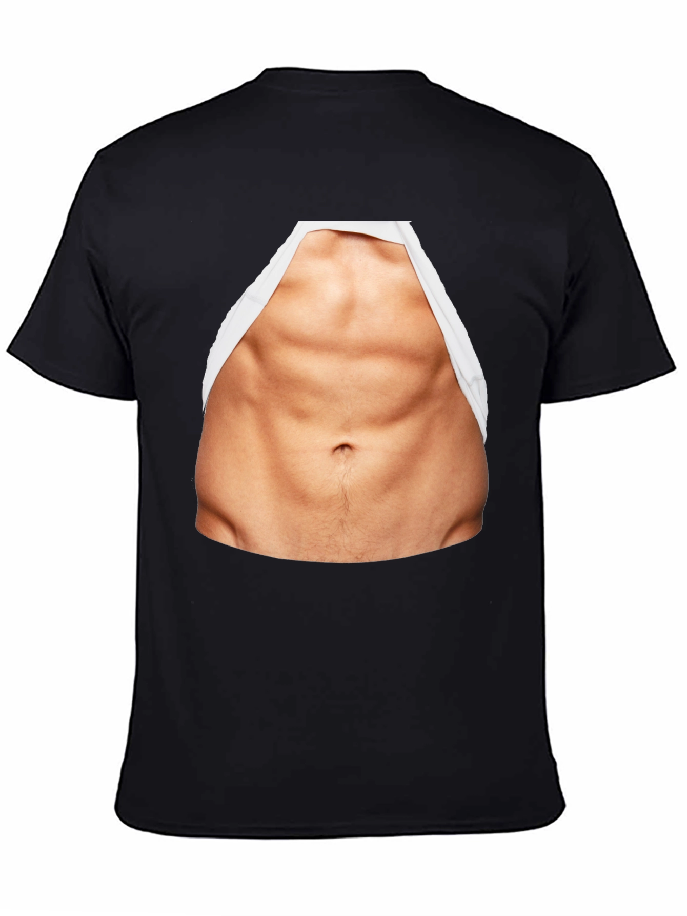 Funny Abs Print T-Shirt