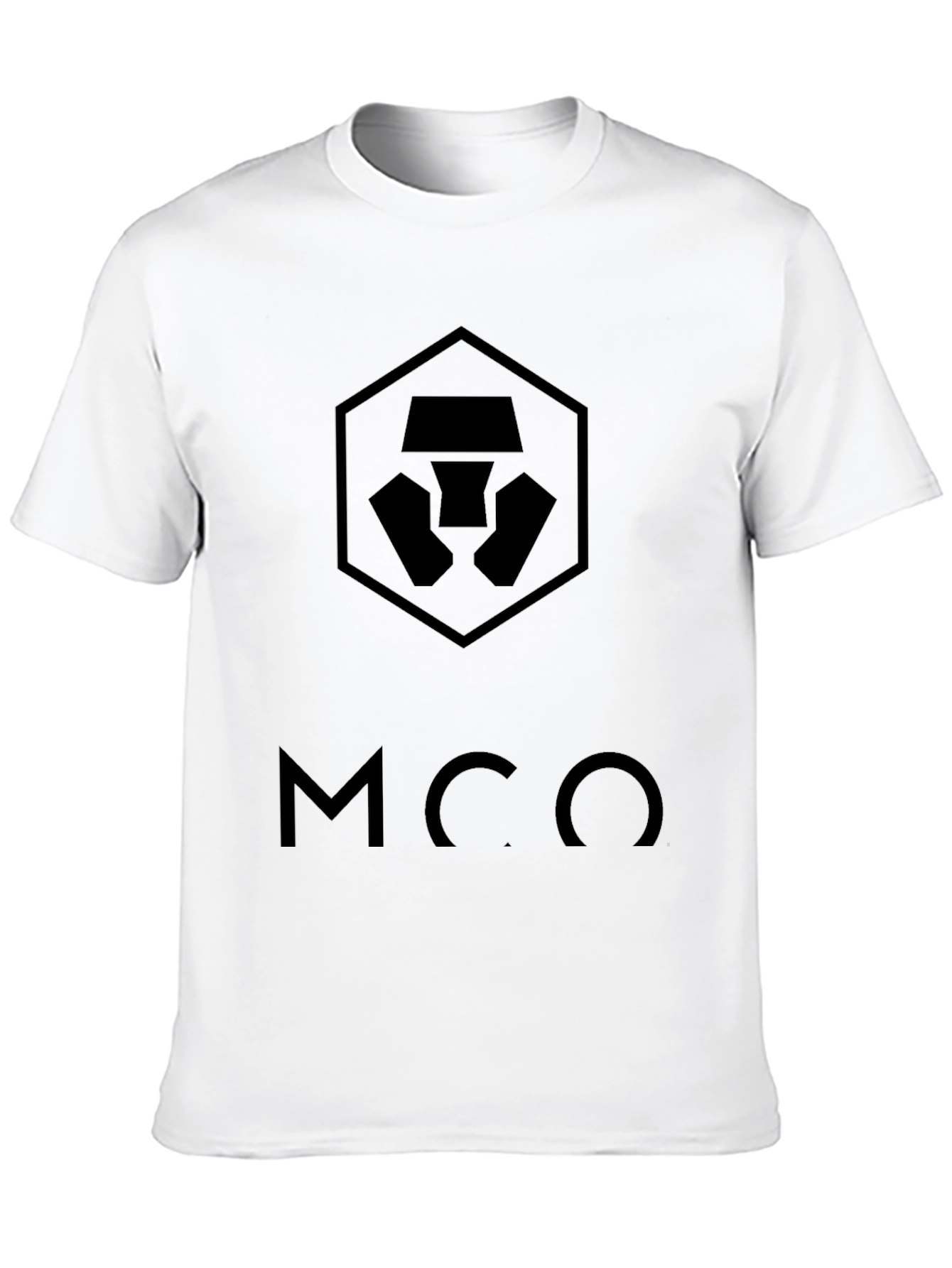 Modern Black T-Shirt with Graphic Logo Design