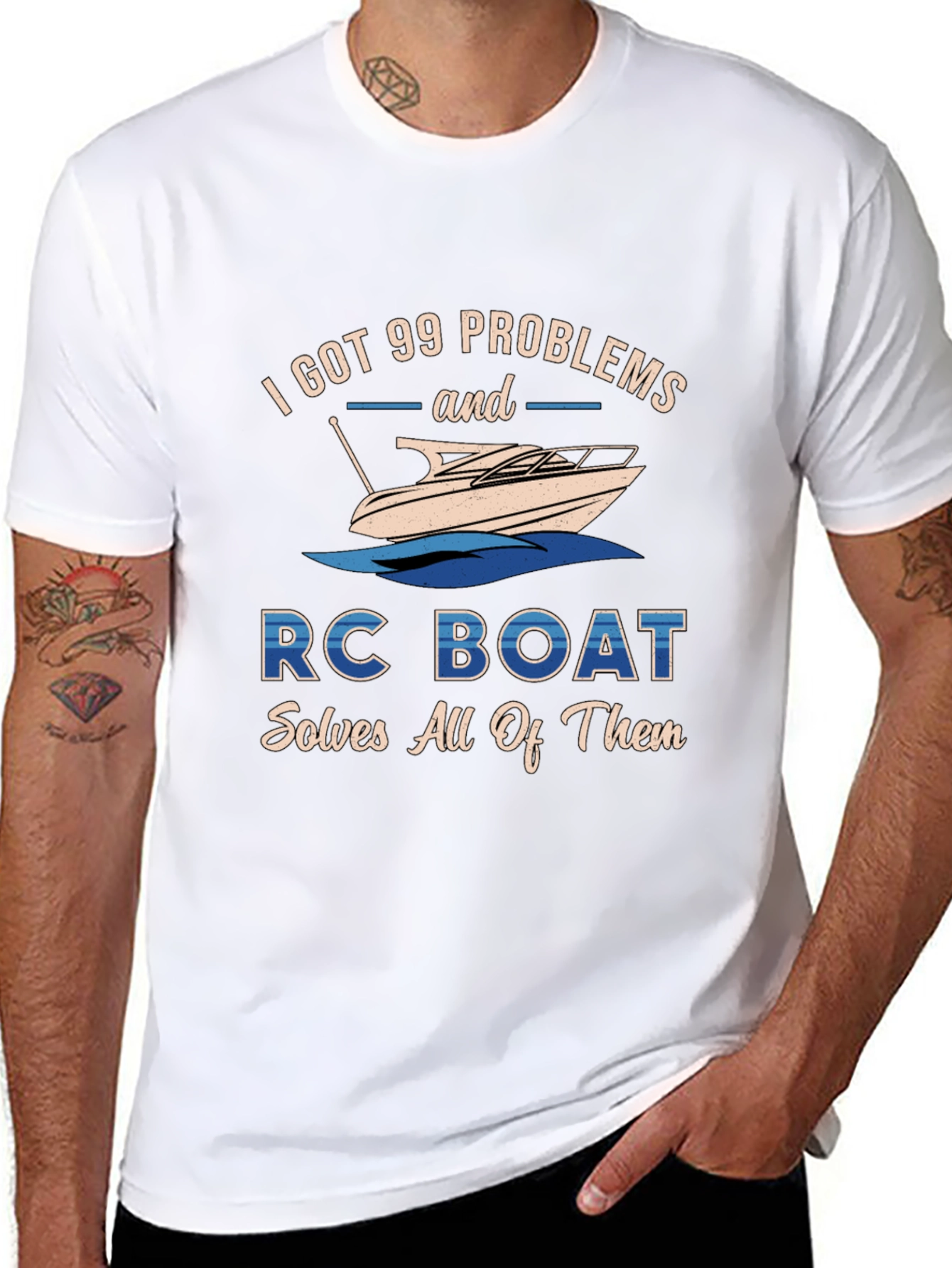 I Got 99 Problems RC Boat Solves Them T-Shirt