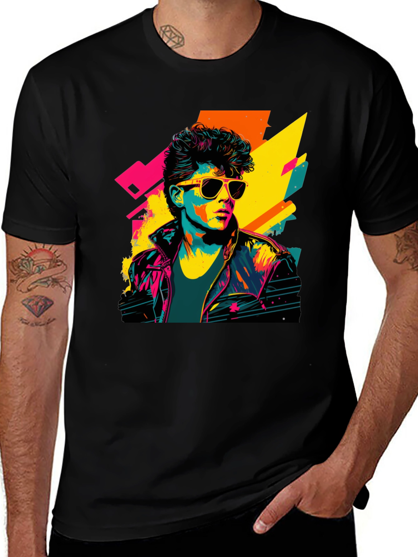 Retro 80s Pop Art T-Shirt - Cool Graphic Tee