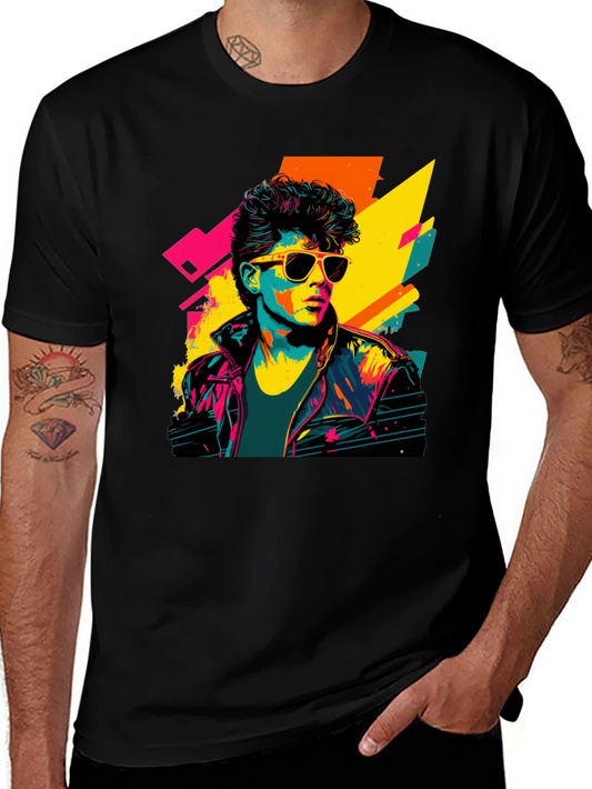 Retro 80s Pop Art T-Shirt - Cool Graphic Tee