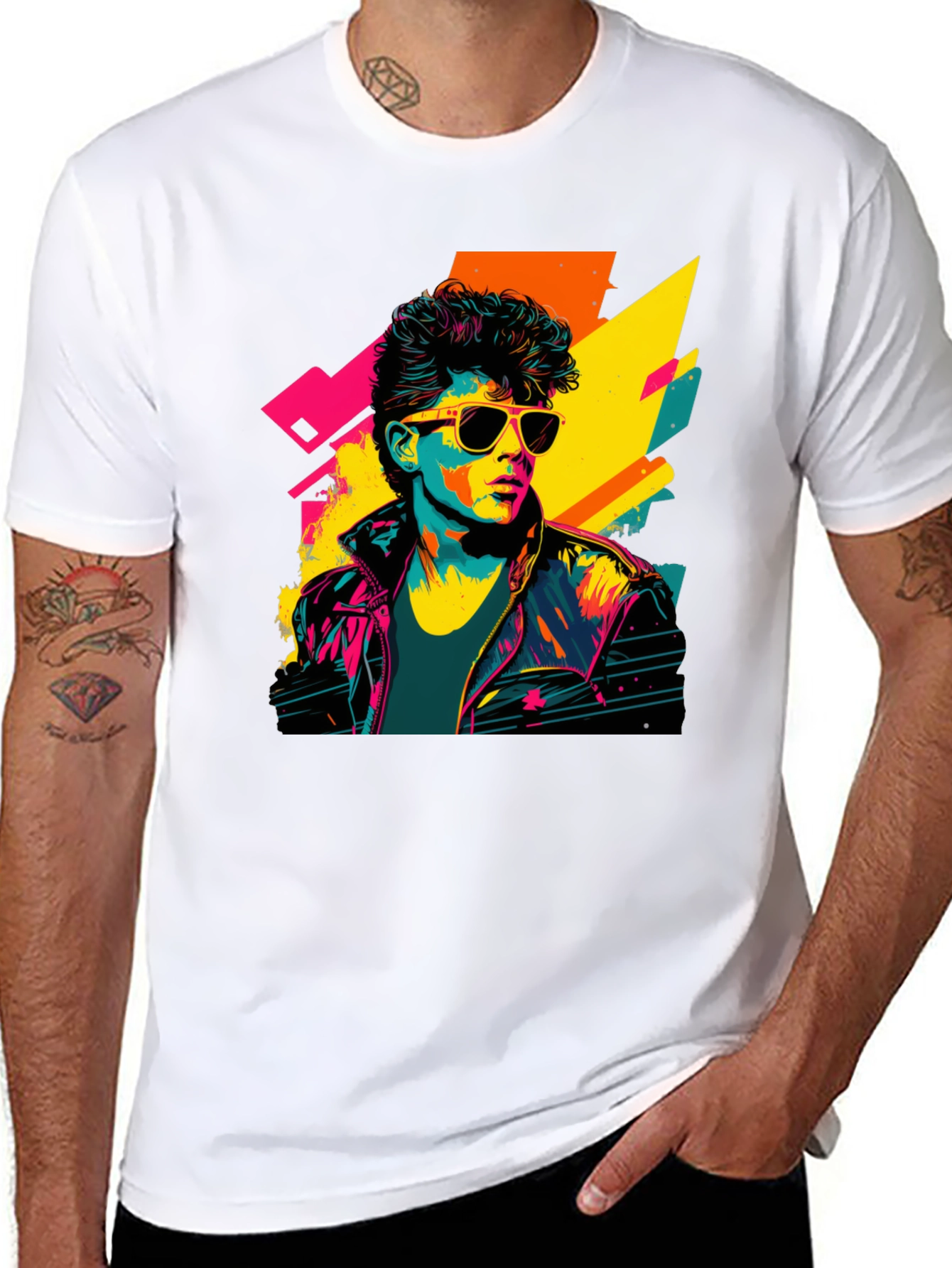 Retro 80s Pop Art T-Shirt - Cool Graphic Tee
