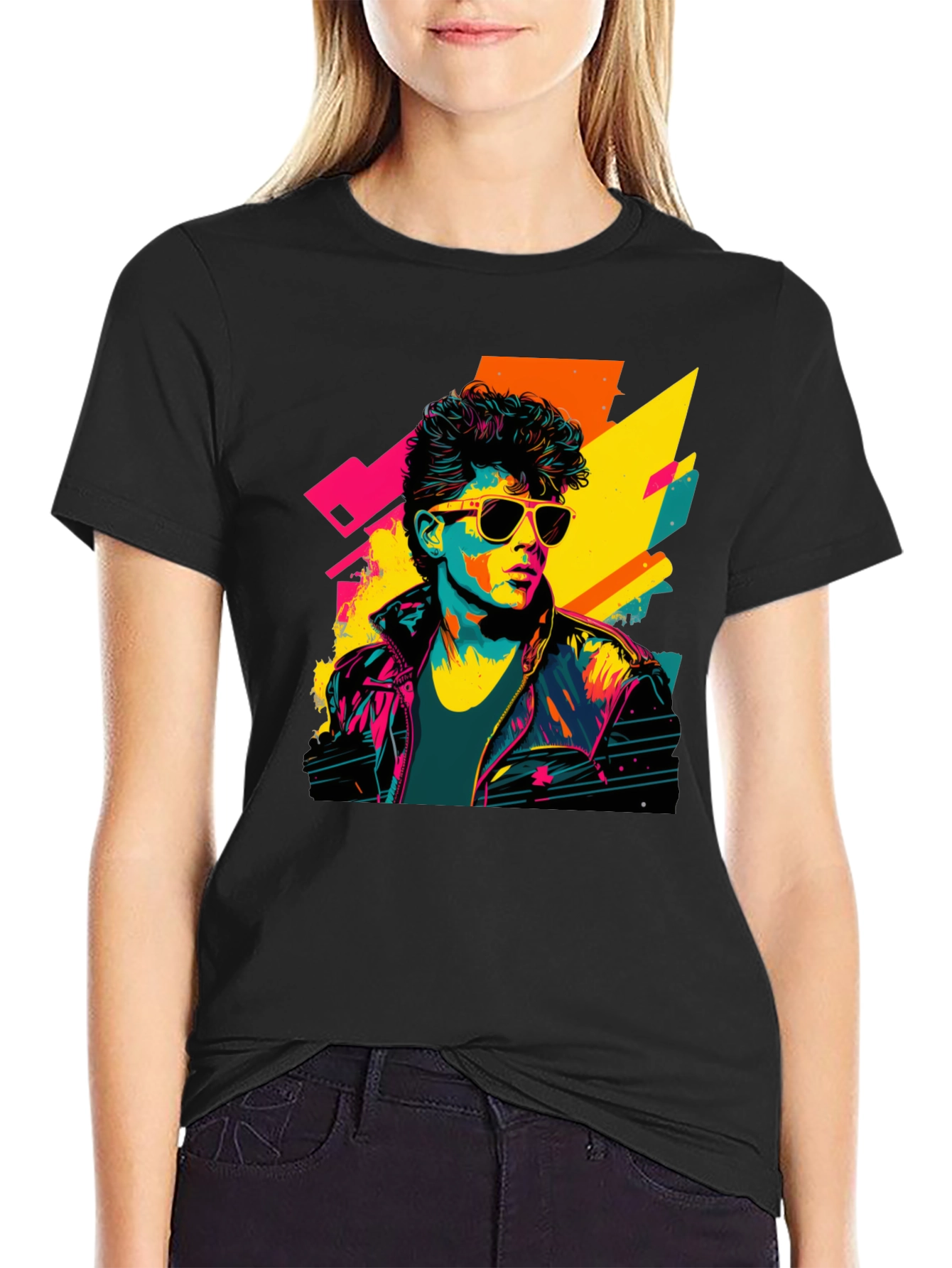 Retro 80s Pop Art T-Shirt - Cool Graphic Tee