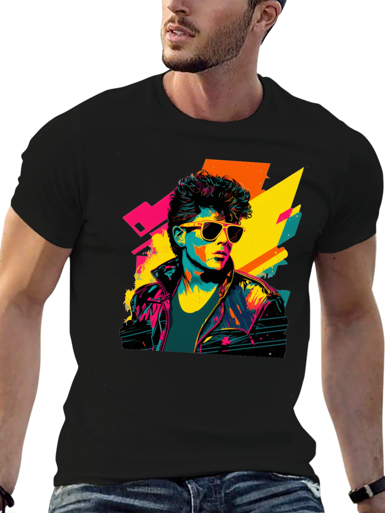 Retro 80s Pop Art T-Shirt - Cool Graphic Tee