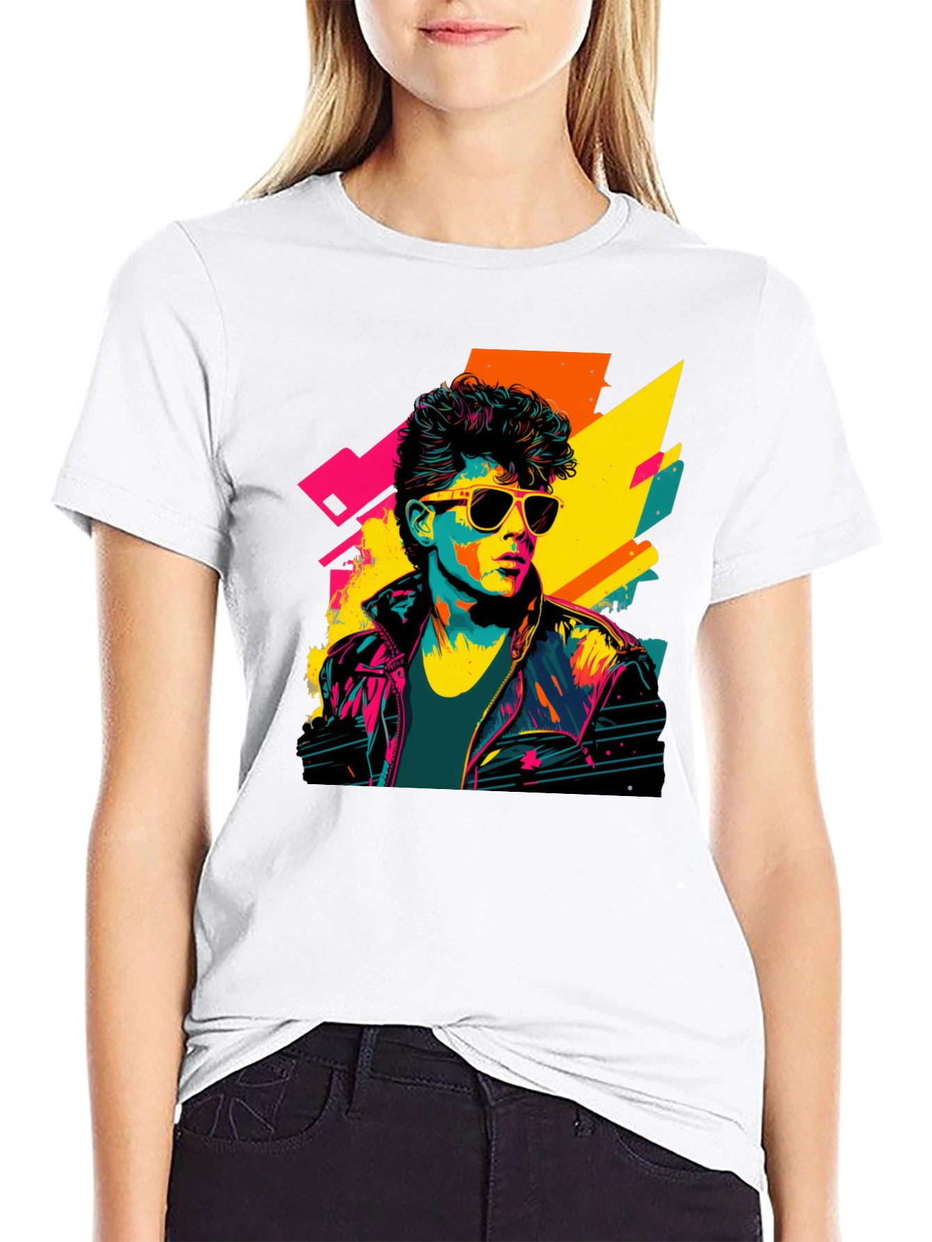 Retro 80s Pop Art T-Shirt - Cool Graphic Tee