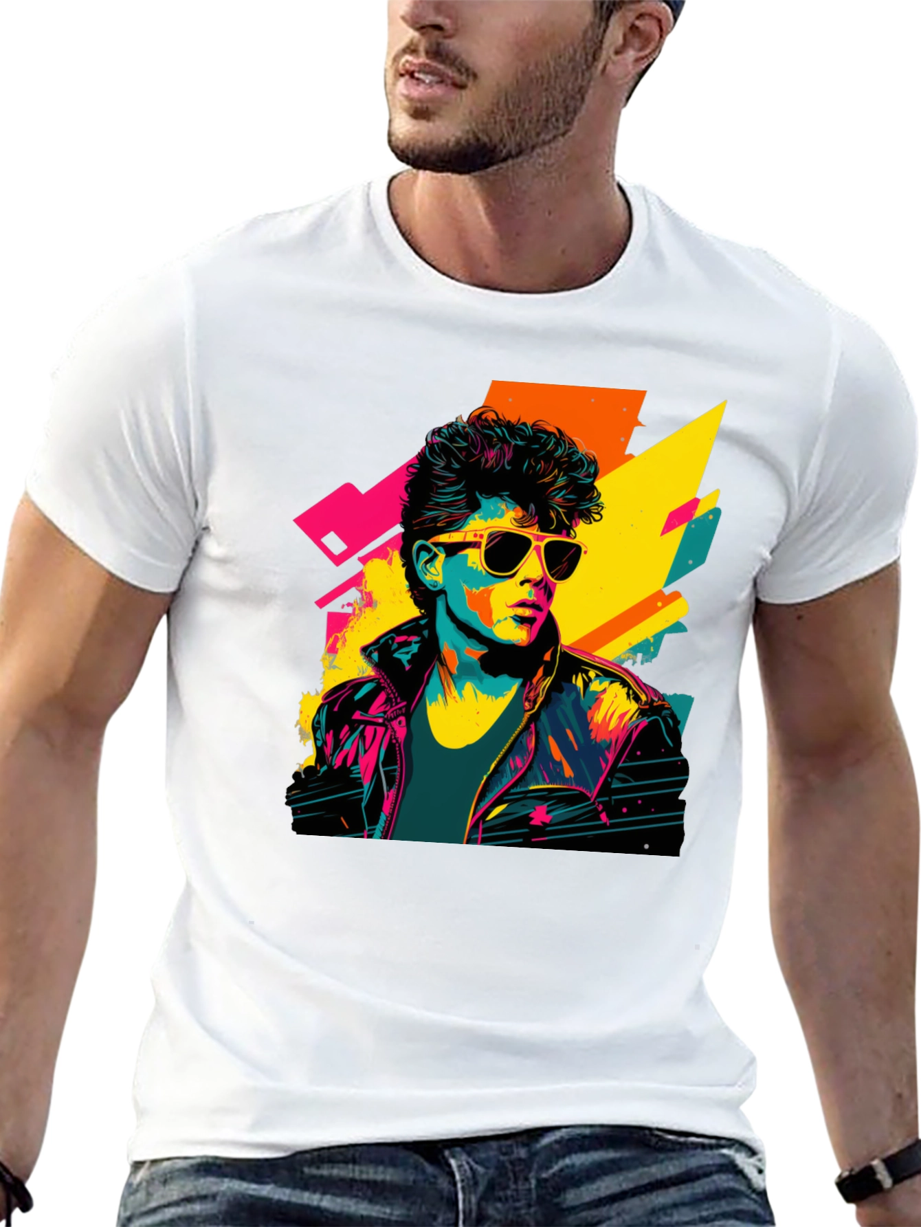 Retro 80s Pop Art T-Shirt - Cool Graphic Tee