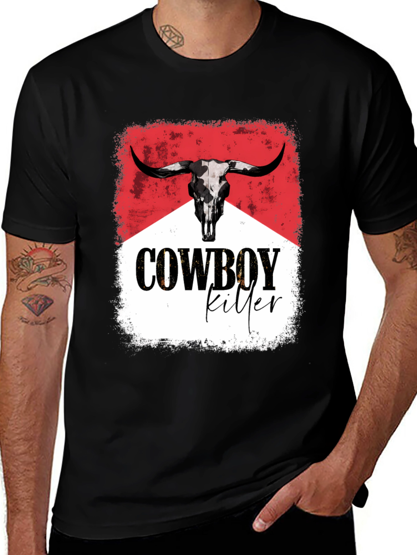 Cowboy Killer Graphic Tee - Western Style