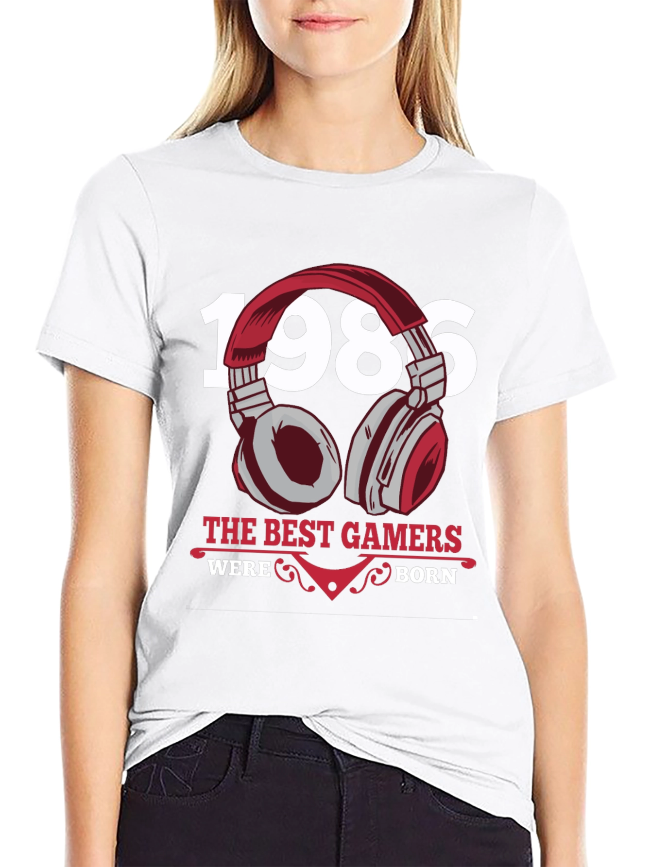 1986 Best Gamers T-Shirt Black Gaming Apparel