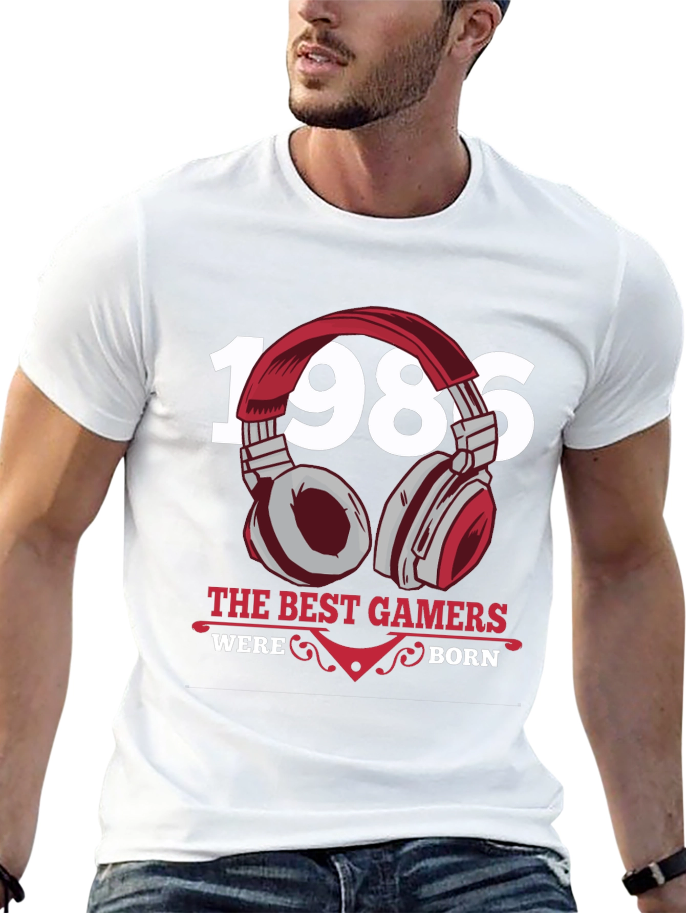 1986 Best Gamers T-Shirt Black Gaming Apparel