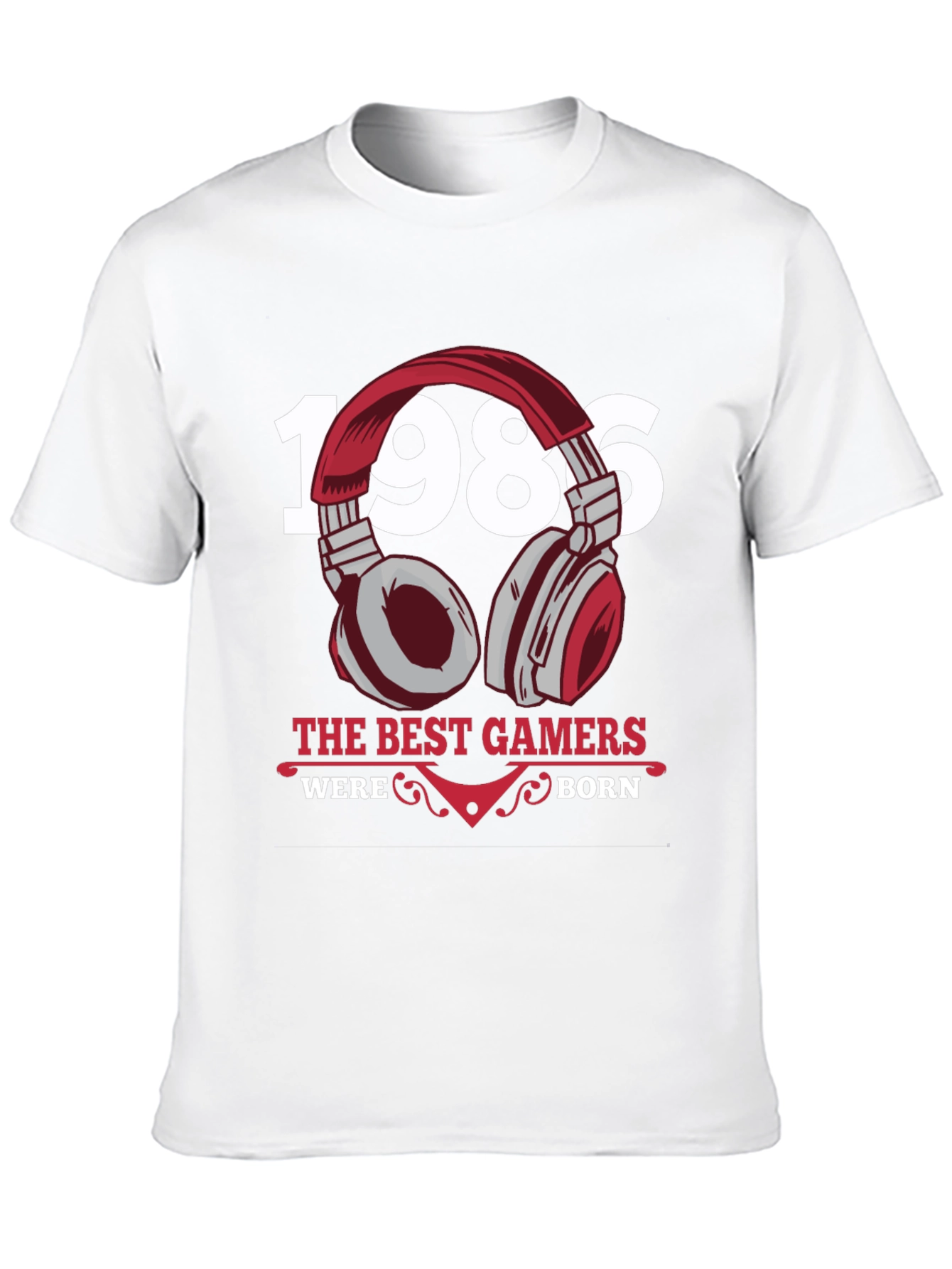 1986 Best Gamers T-Shirt Black Gaming Apparel