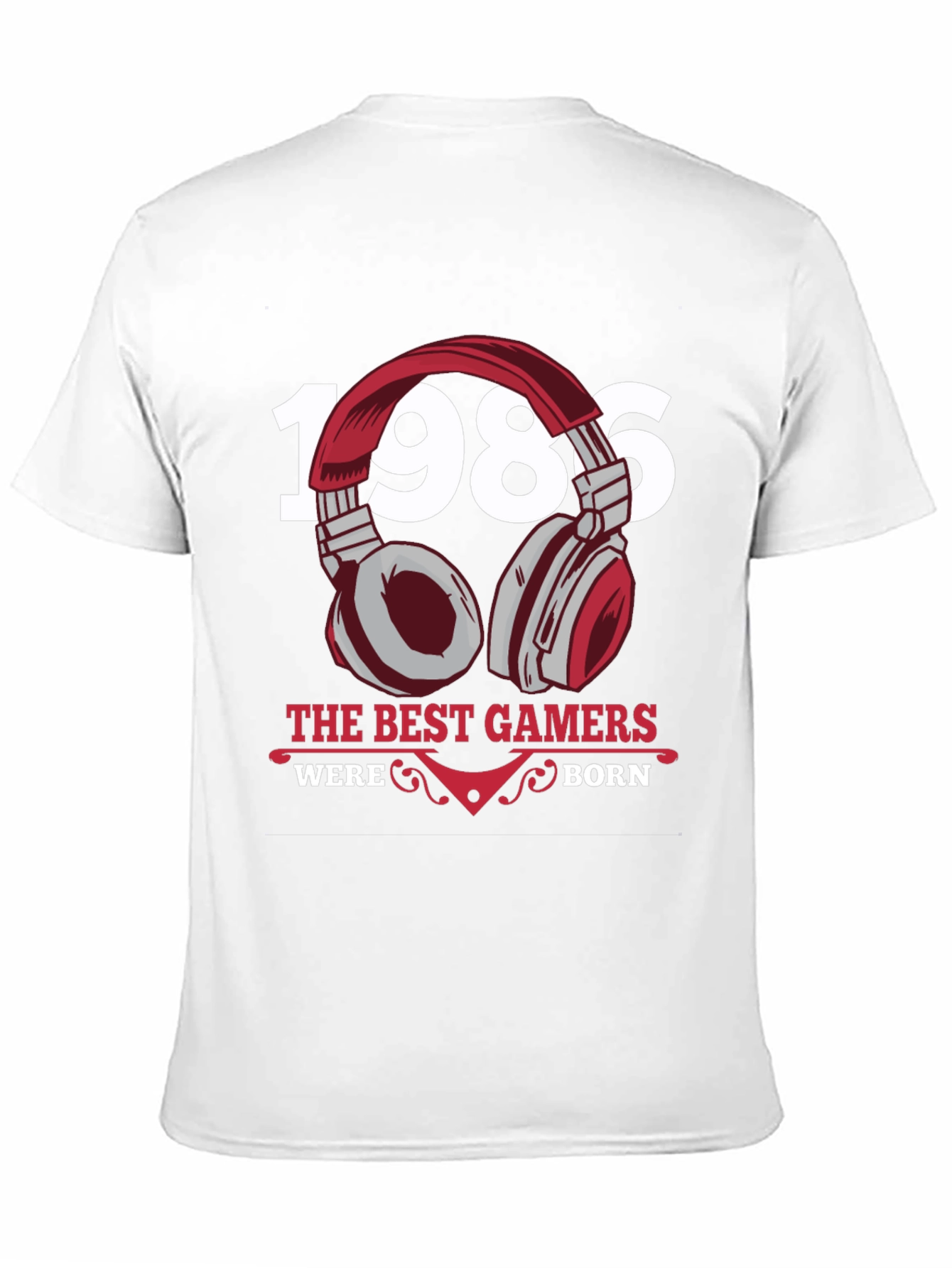 1986 Best Gamers T-Shirt Black Gaming Apparel