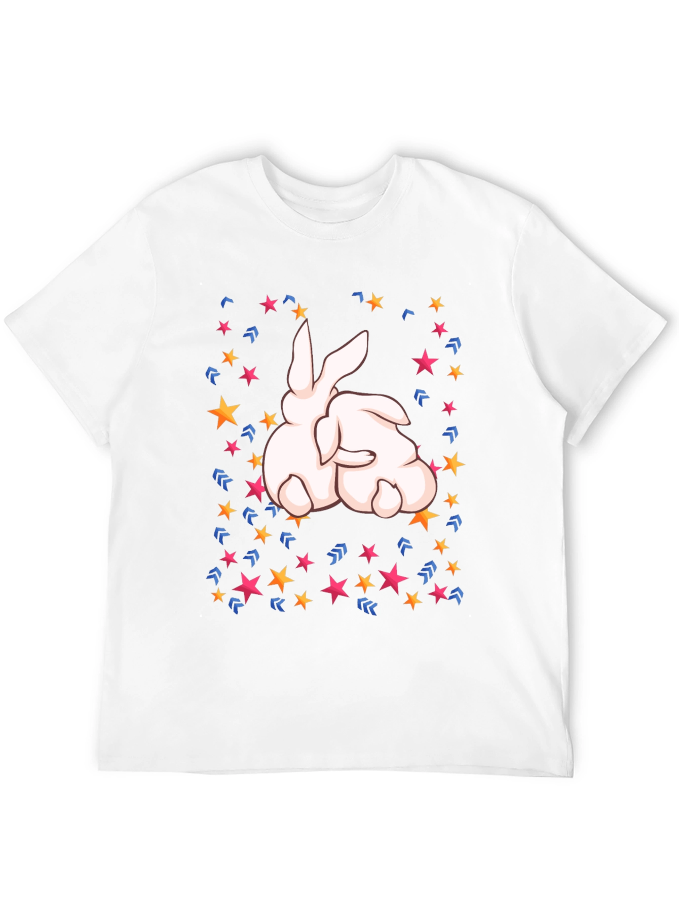 Bunny Star Black T-Shirt