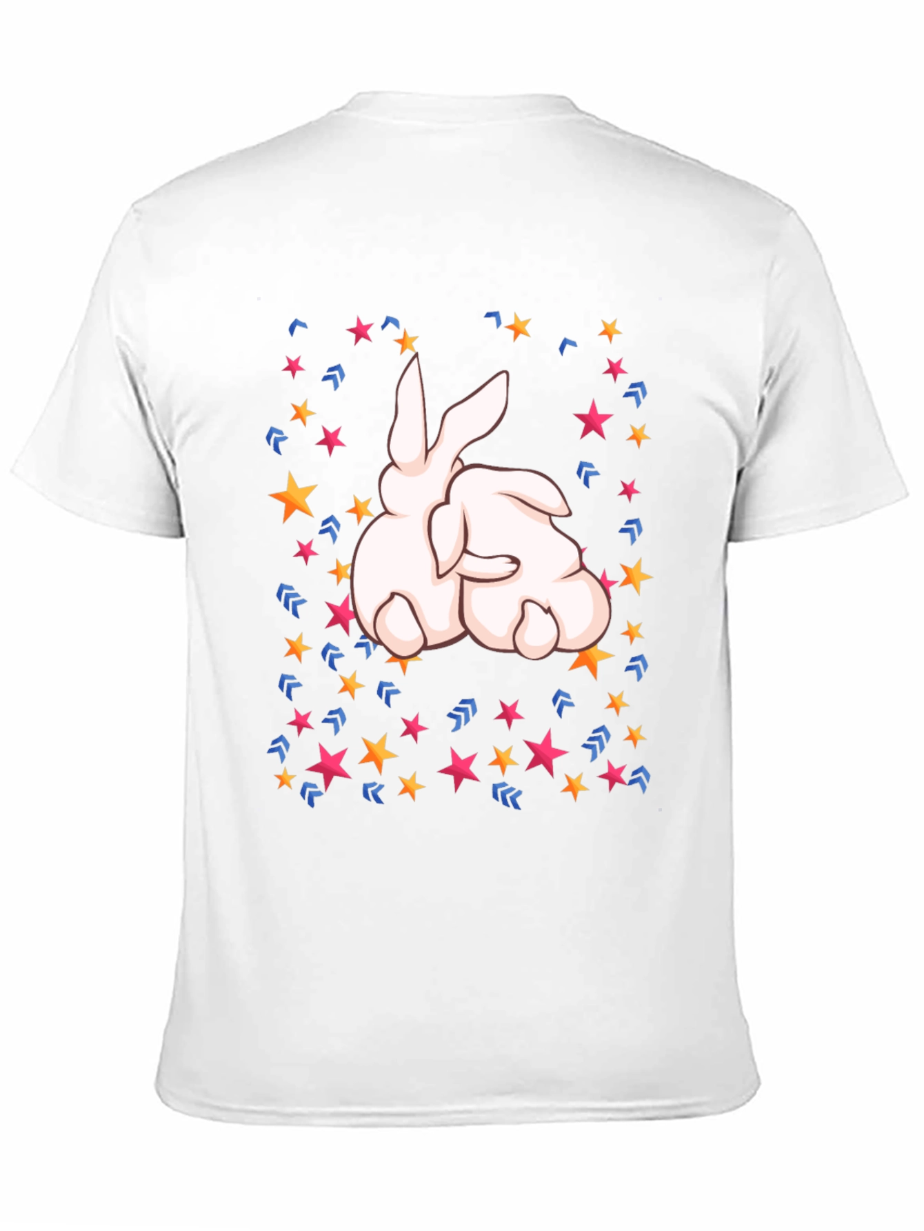 Bunny Star Black T-Shirt